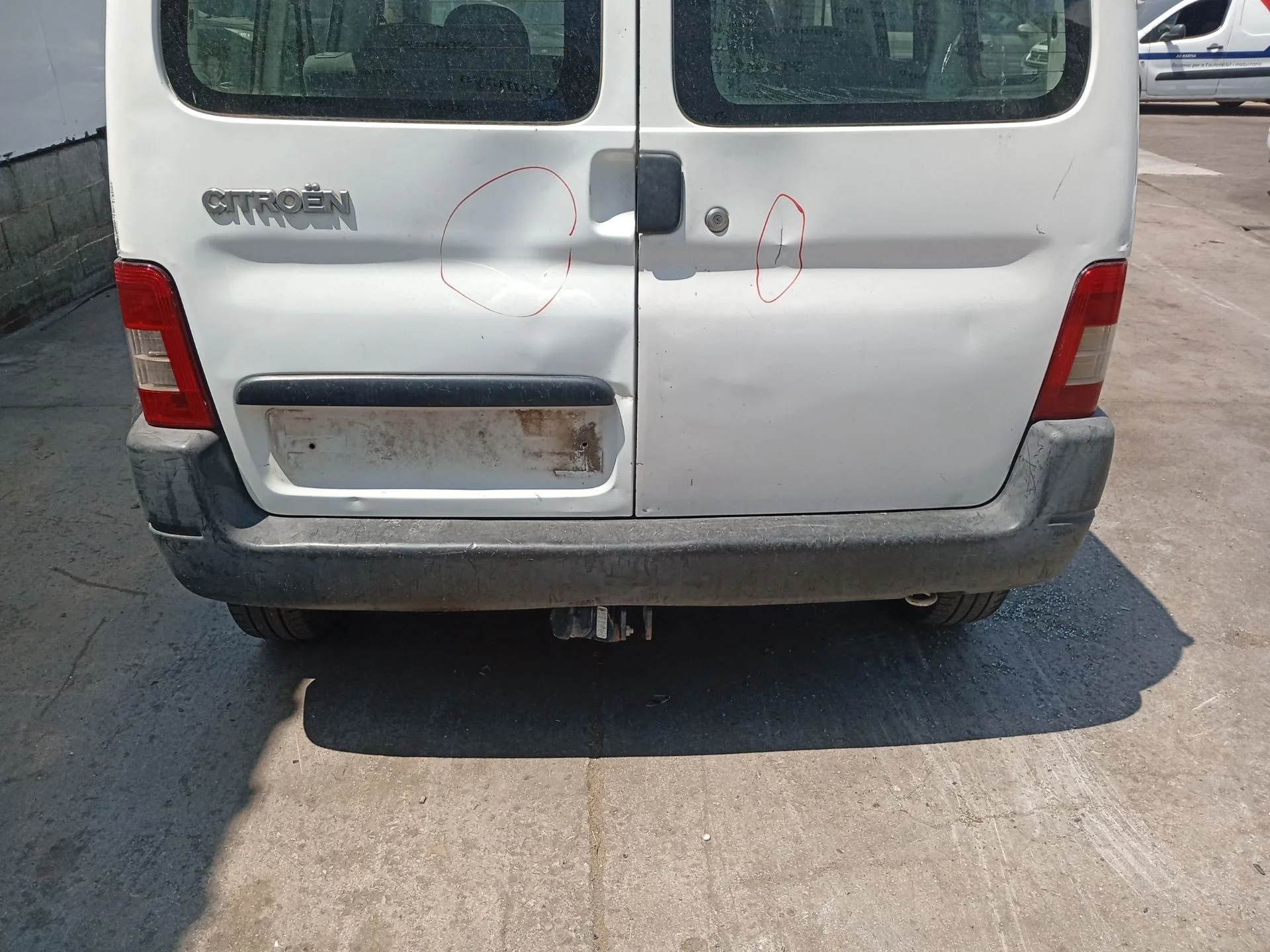 Refuerzo Paragolpes Trasero para Citroën Berlingo / Berlingo First Monospace (Mf_, Gjk_, Gfk_)
