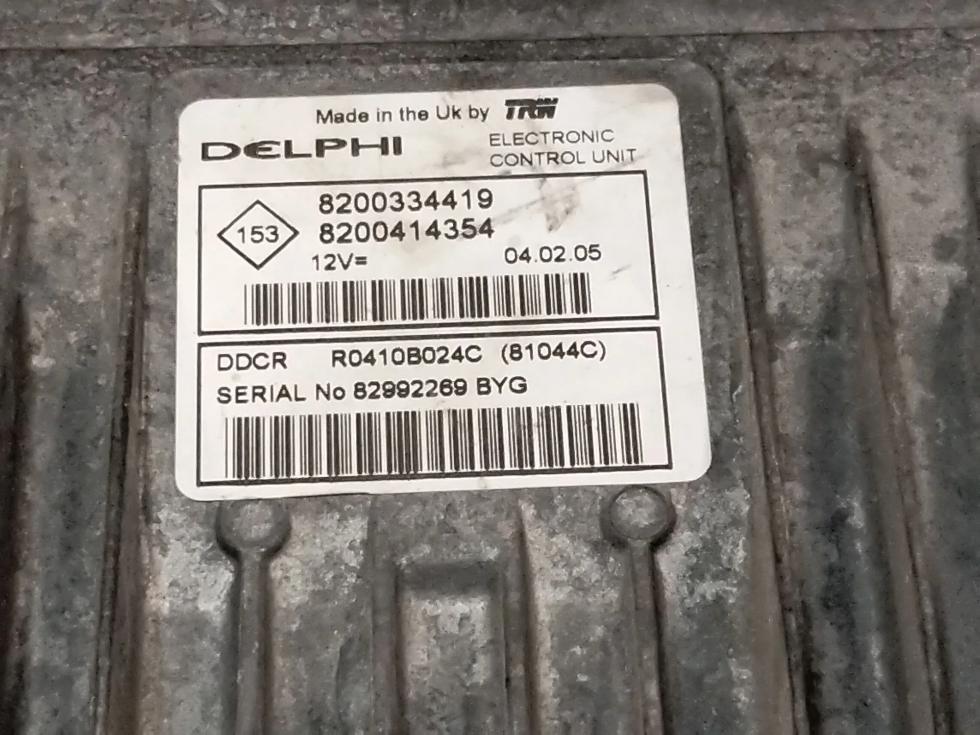 Centralita Motor Uce para Renault Scenic Ii (Jm0/1_)