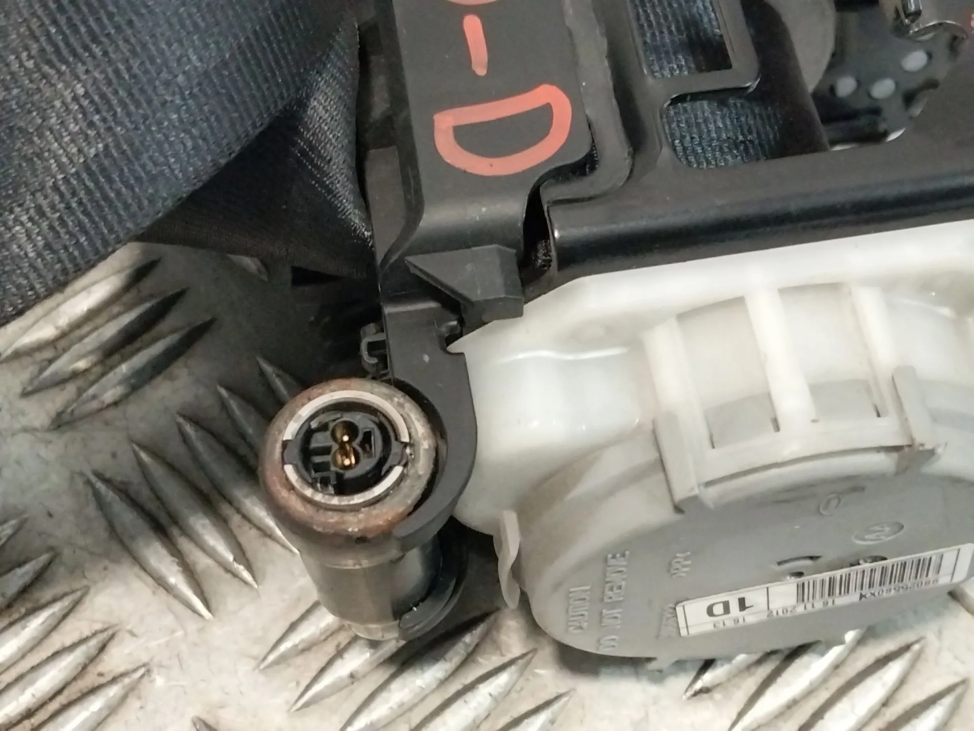Cinturon Seguridad Delantero Derecho para Peugeot Partner Kasten