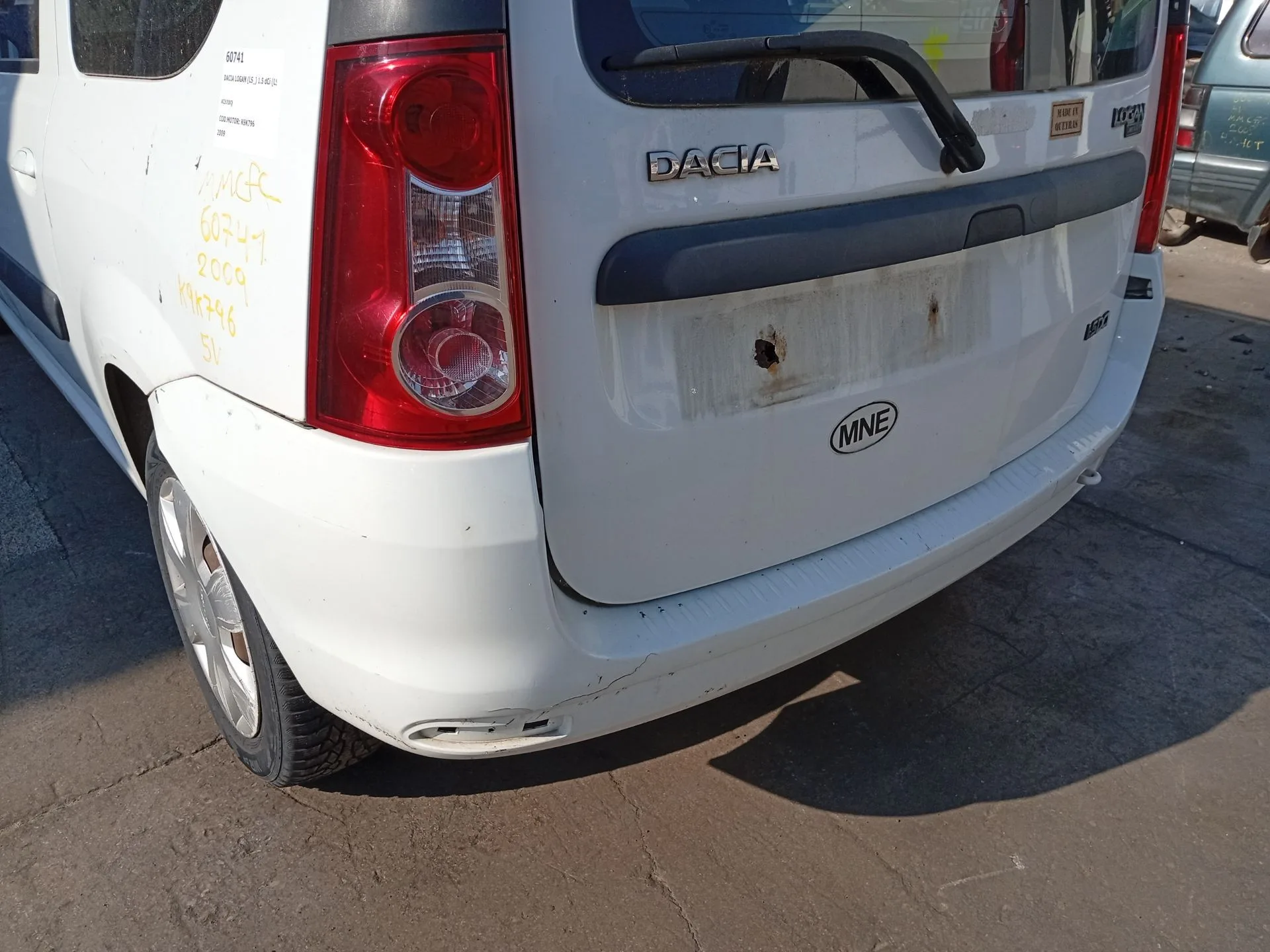 Paragolpes Trasero para Dacia Logan Mcv (Ks_)