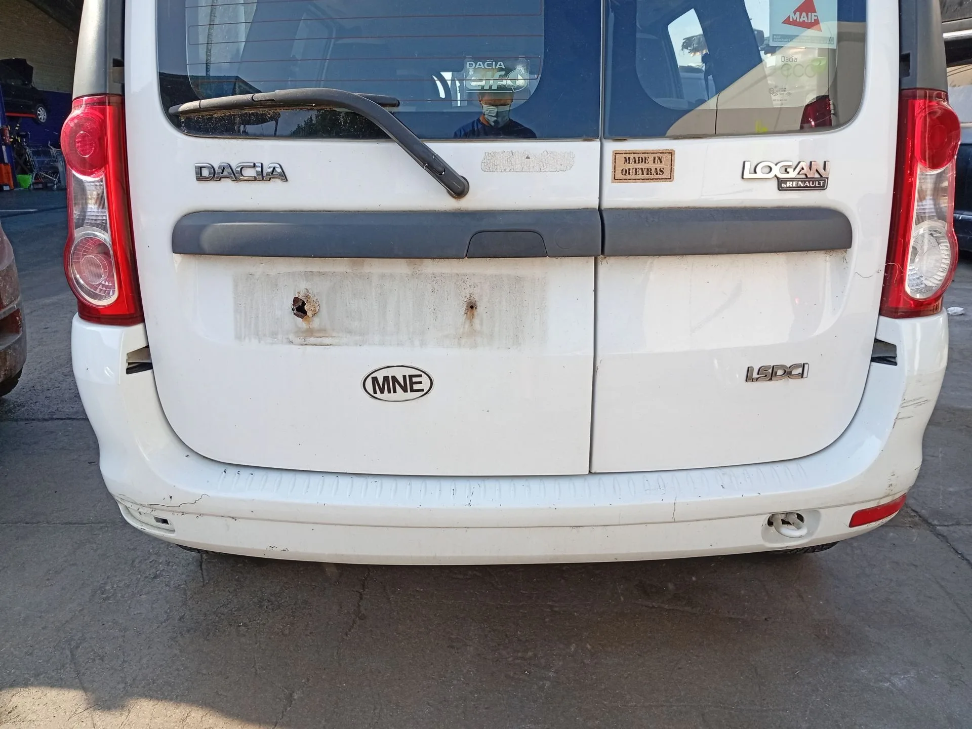 Refuerzo Paragolpes Trasero para Dacia Logan Mcv (Ks_)