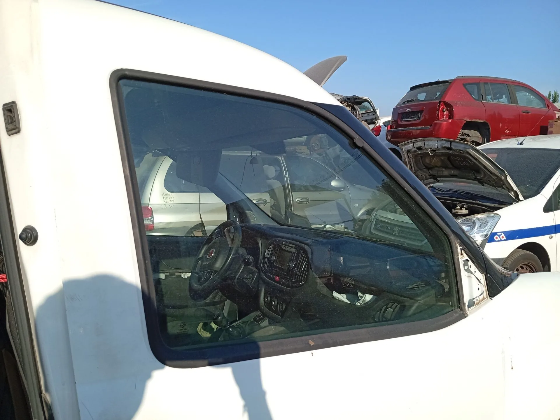 Luna Delantera Derecha para Fiat Doblo Cargo (263_)