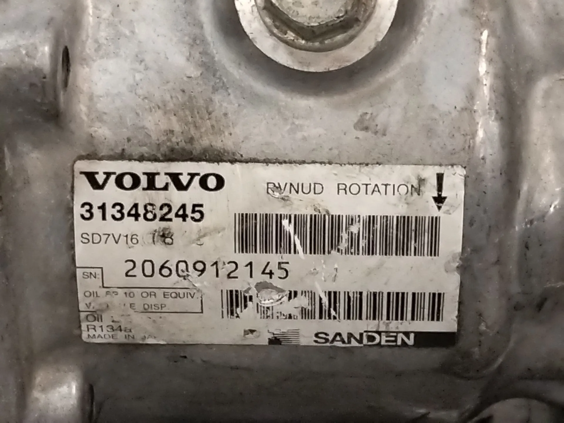 Compresor Aire Acondicionado para Volvo V40 Hatchback (525)