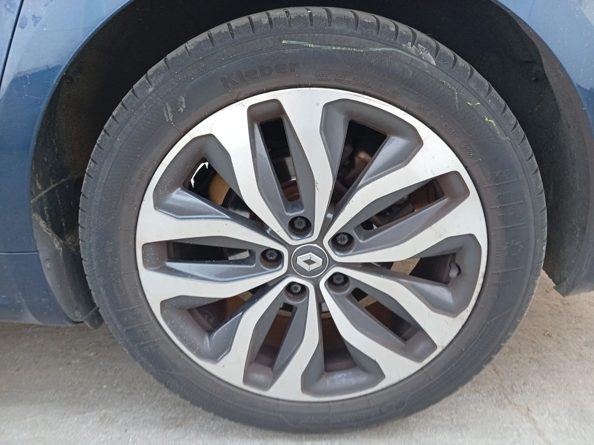 Pinza Freno Trasera Izquierda para Renault Talisman Grandtour (Kp_)