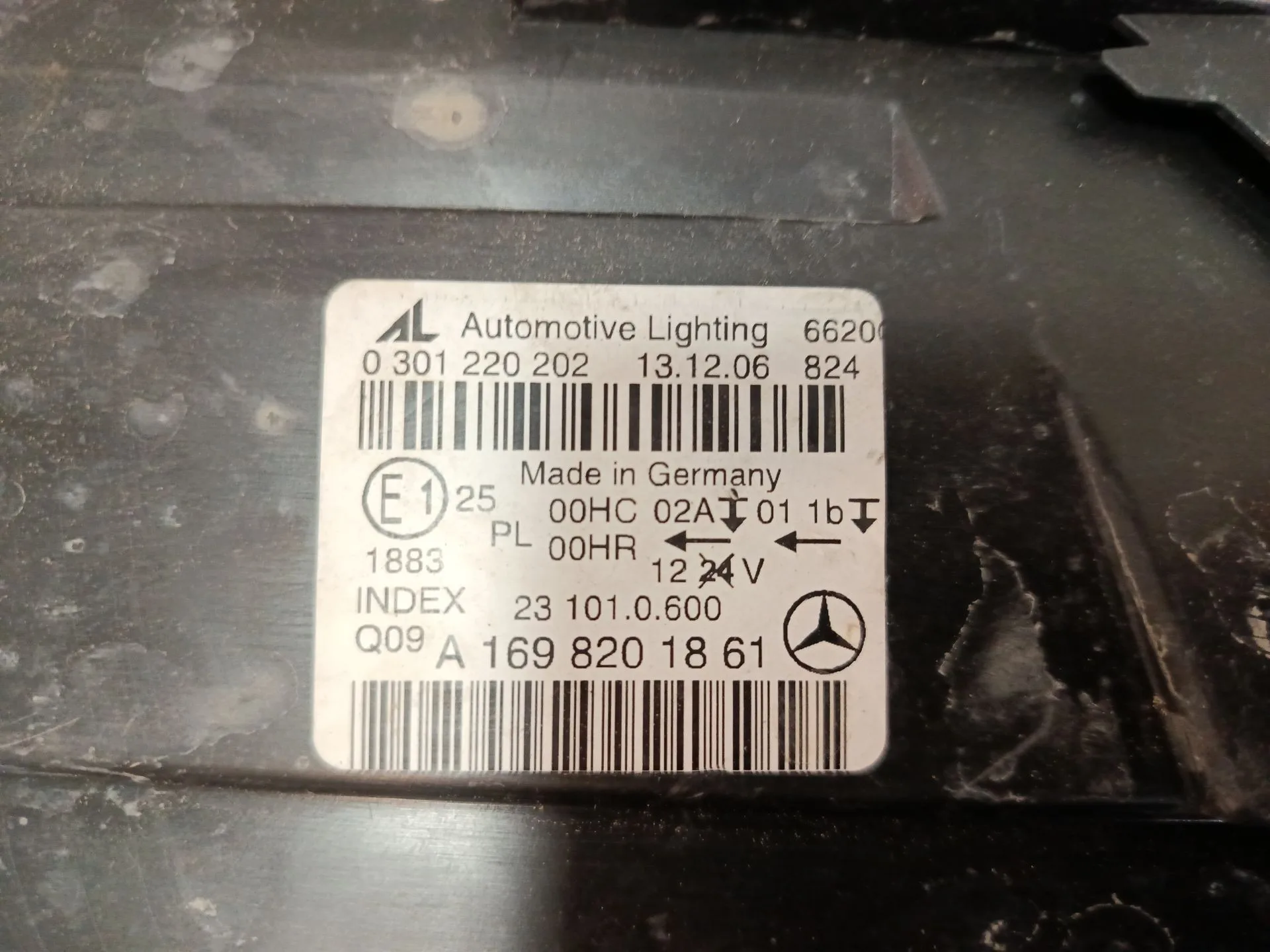 Faro Derecho para Mercedes-Benz Clase B Sports Tourer (W245)