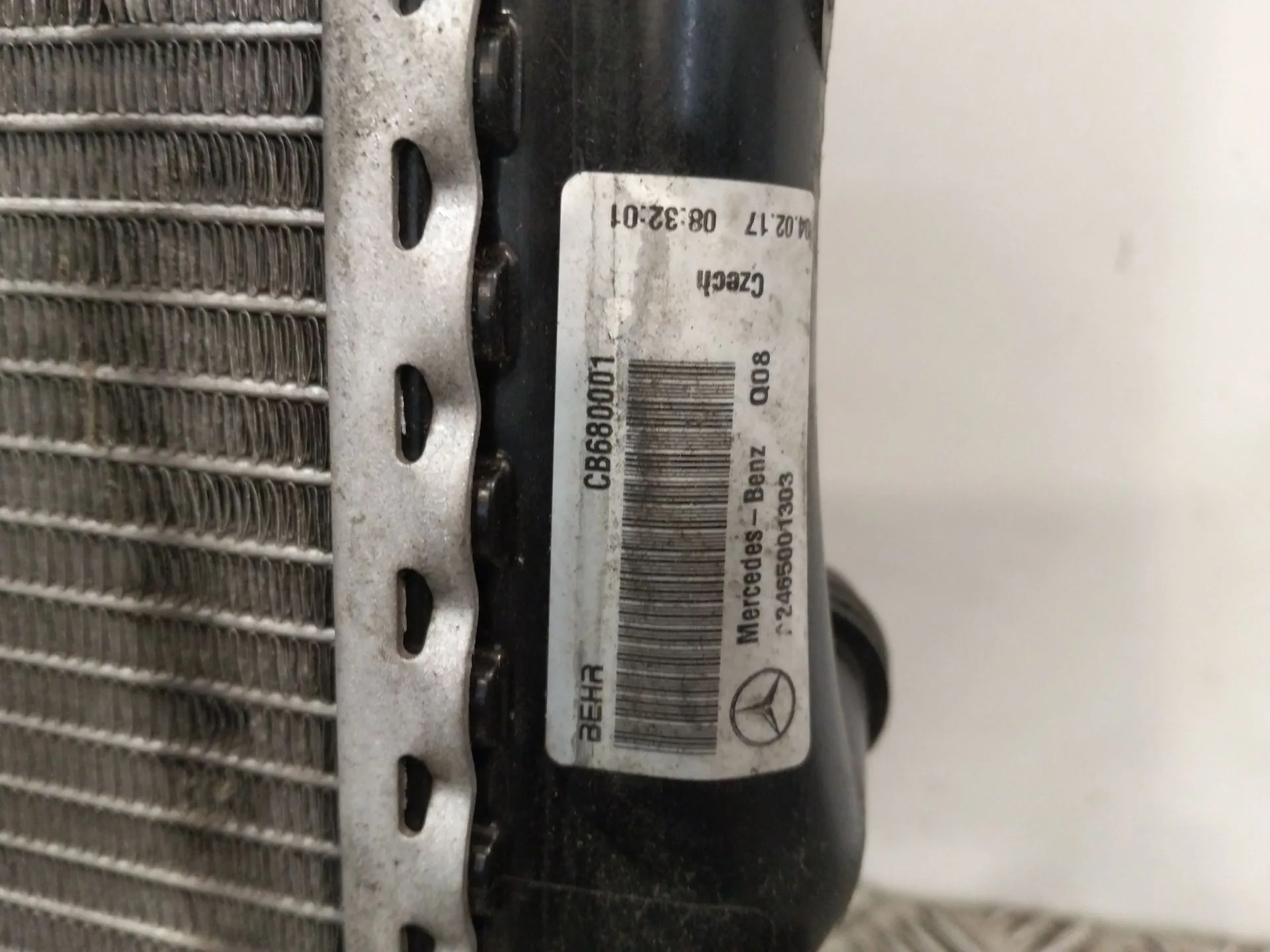 Radiador Agua para Mercedes-Benz Clase B Sports Tourer (W245)