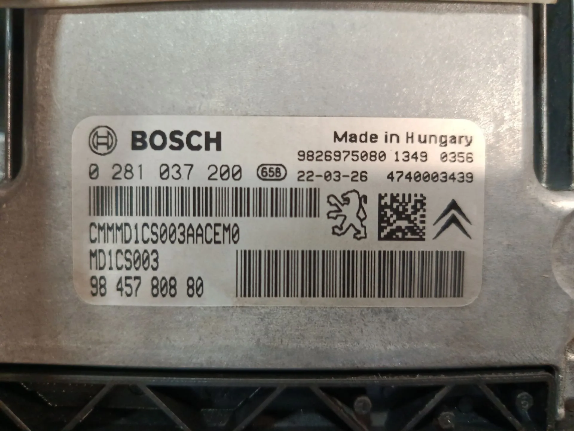 Centralita Motor Uce para Peugeot 208 Ii (Ub_, Up_, Uw_, Uj_)