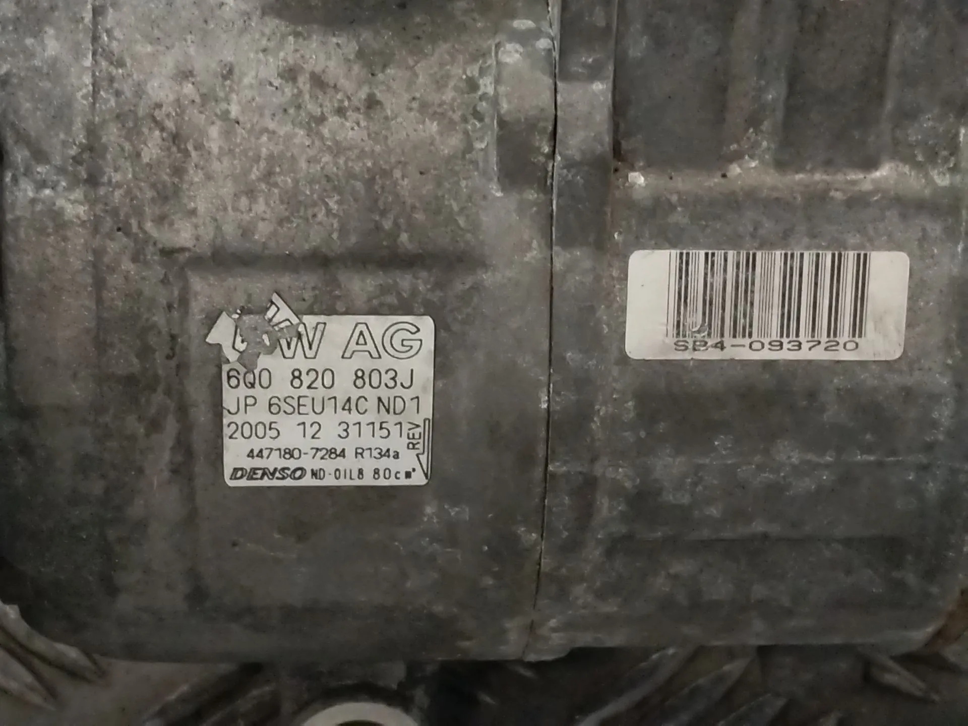 Compresor Aire Acondicionado para Skoda Fabia I Combi (6Y5)