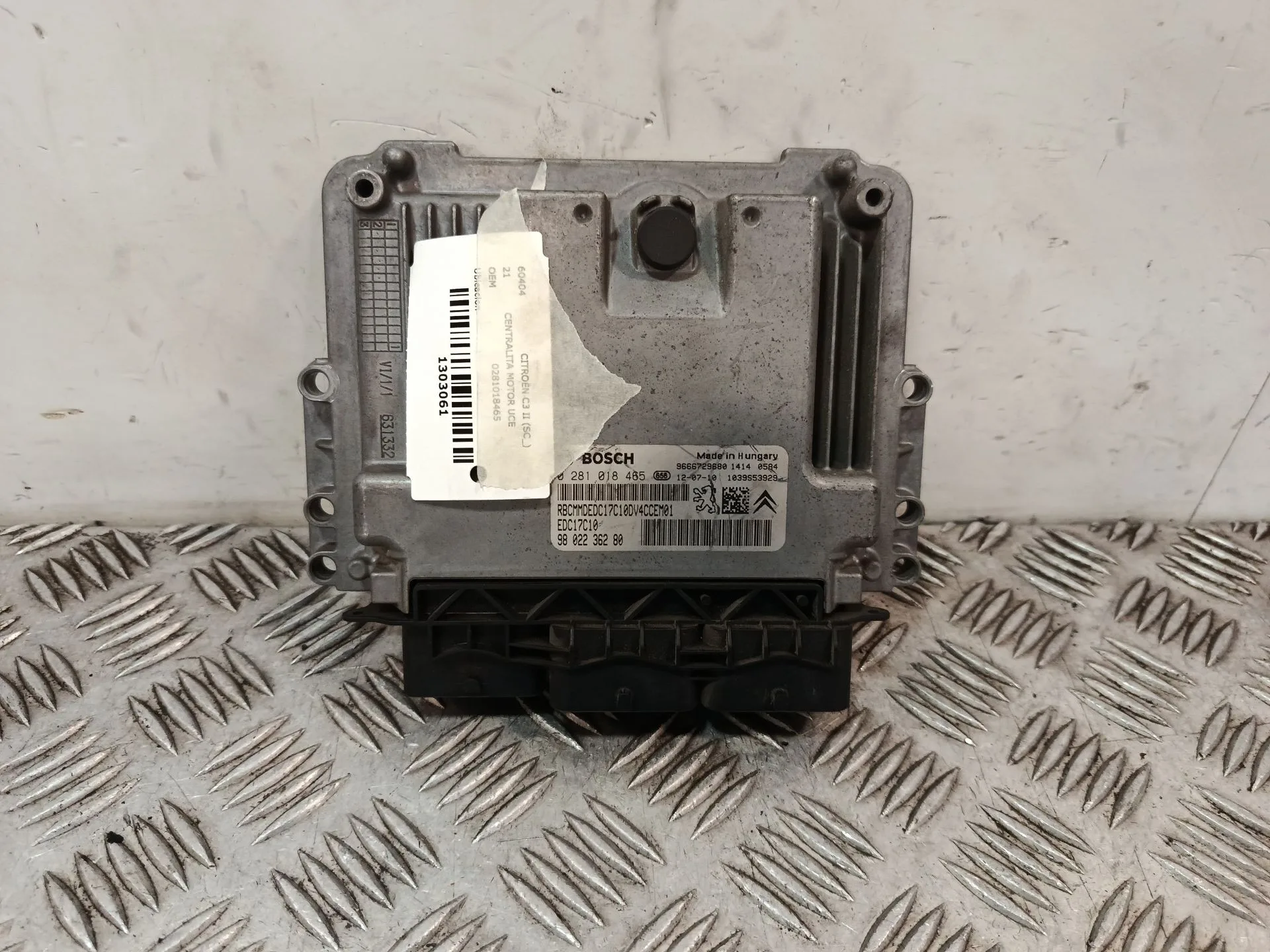 Centralita Motor Uce para Citroën C3 Ii (Sc_)