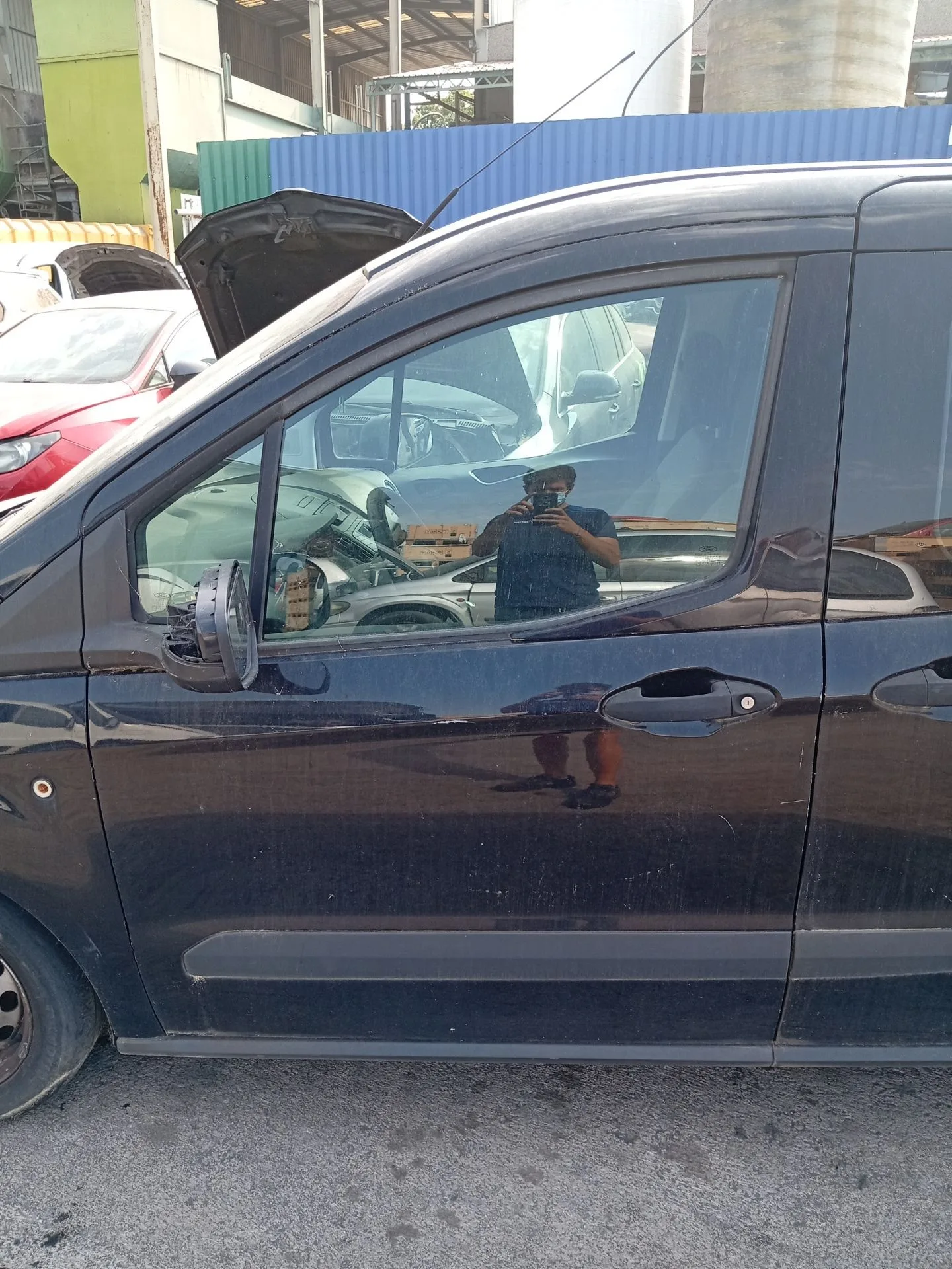Puerta Delantera Izquierda para Ford Transit Courier B460 Furgoneta/Monovolumen