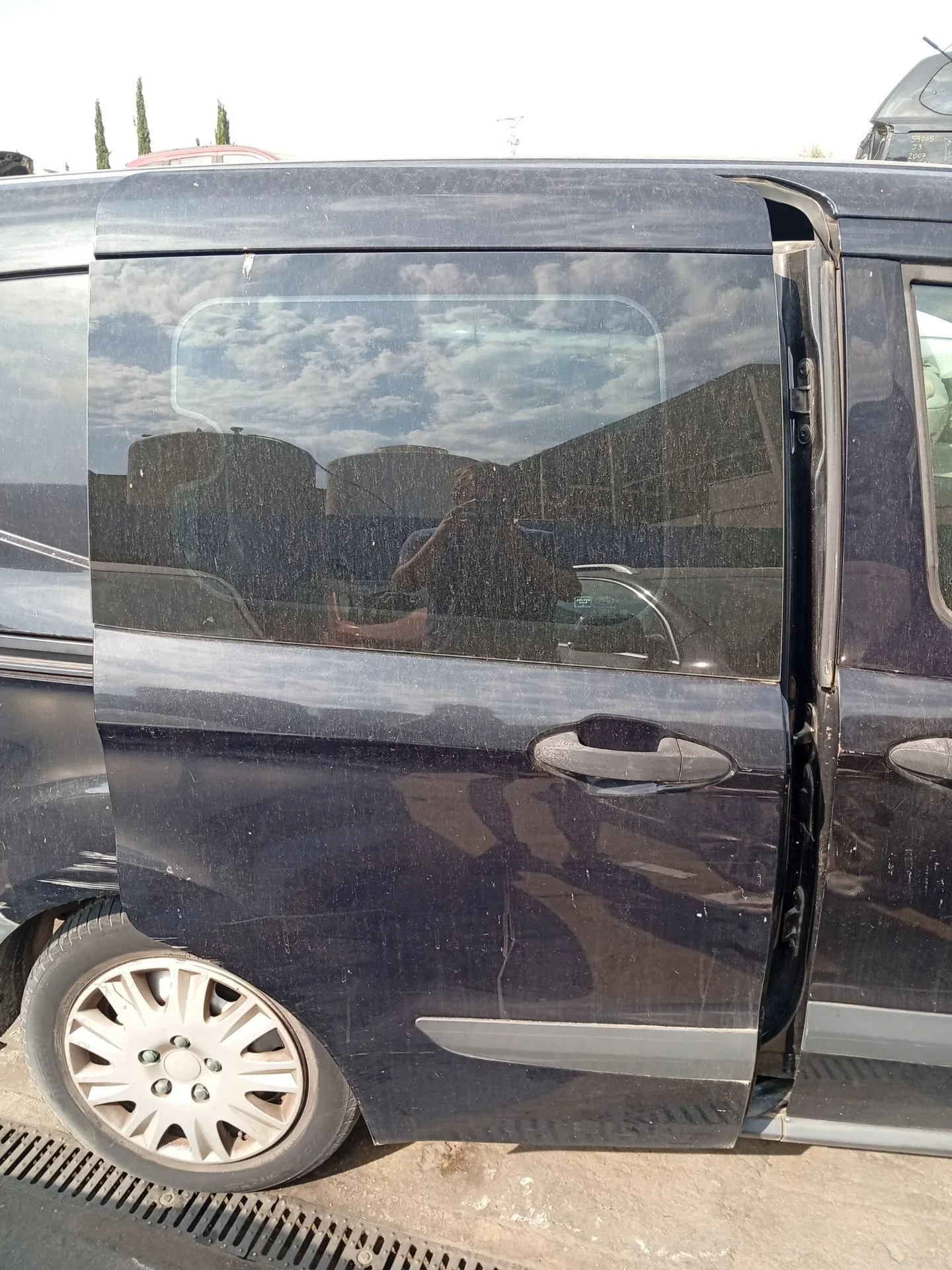 Puerta Lateral Corredera Derecha para Ford Transit Courier B460 Furgoneta/Monovolumen