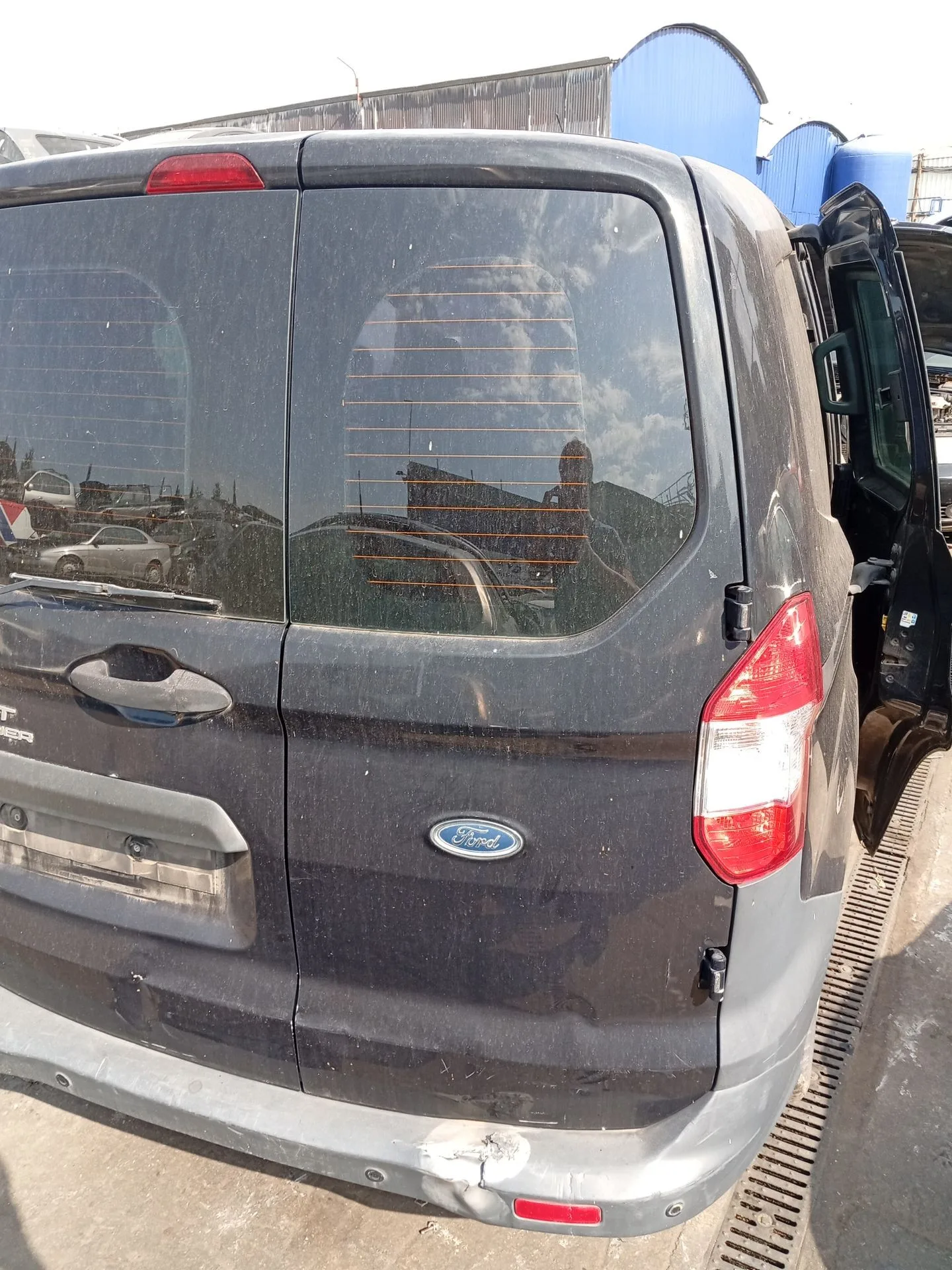 Puerta Trasera Carga Derecha para Ford Transit Courier B460 Furgoneta/Monovolumen