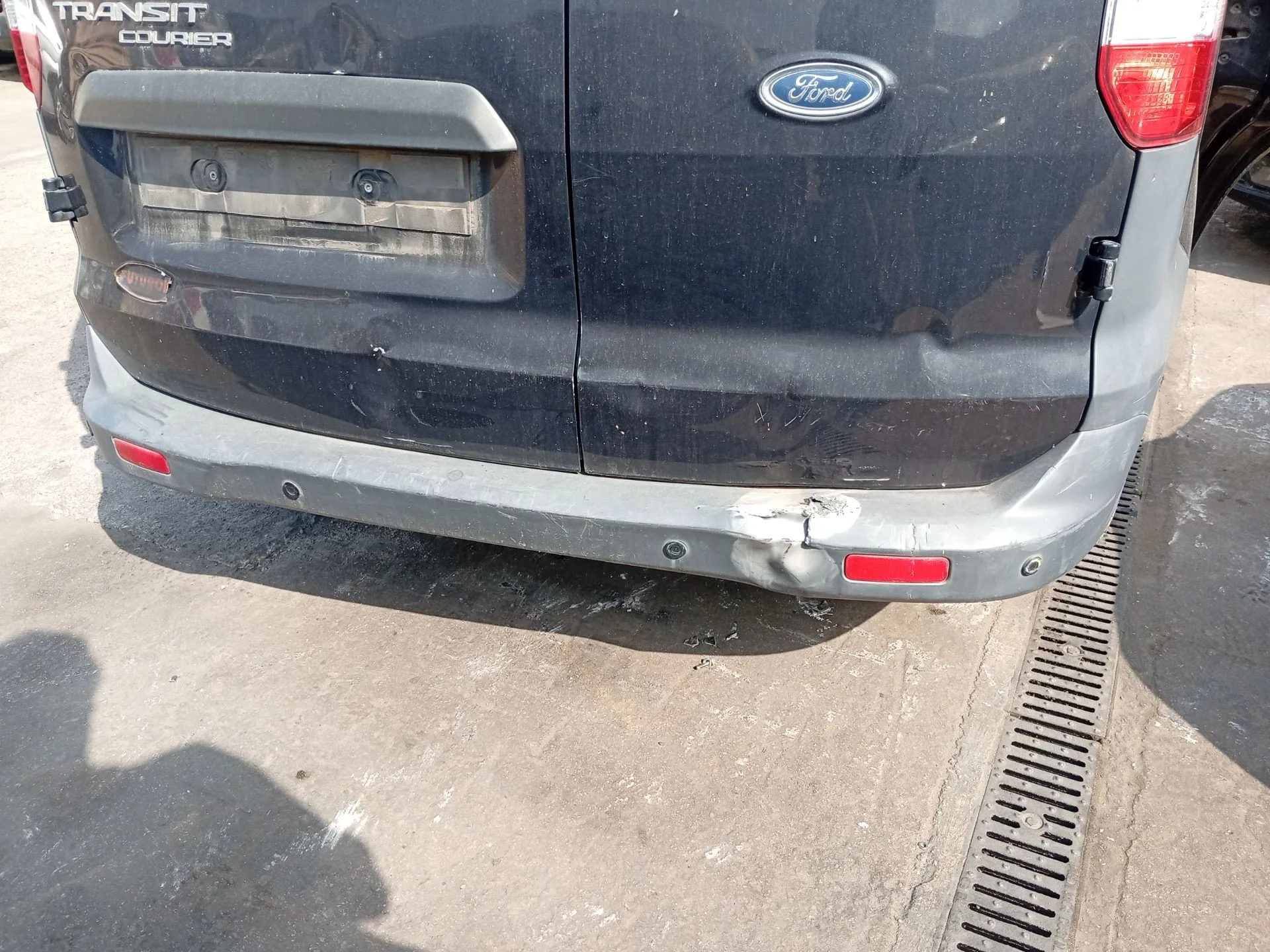 Refuerzo Paragolpes Trasero para Ford Transit Courier B460 Furgoneta/Monovolumen