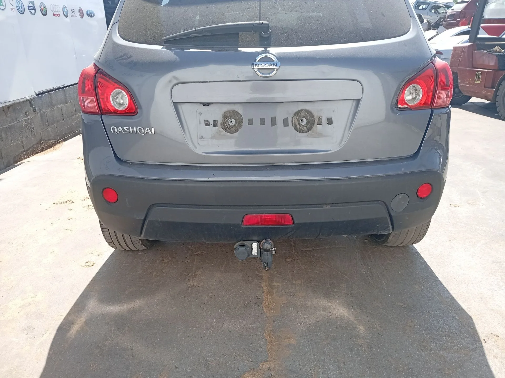 Refuerzo Paragolpes Trasero para Nissan Qashqai I (J10, Nj10)