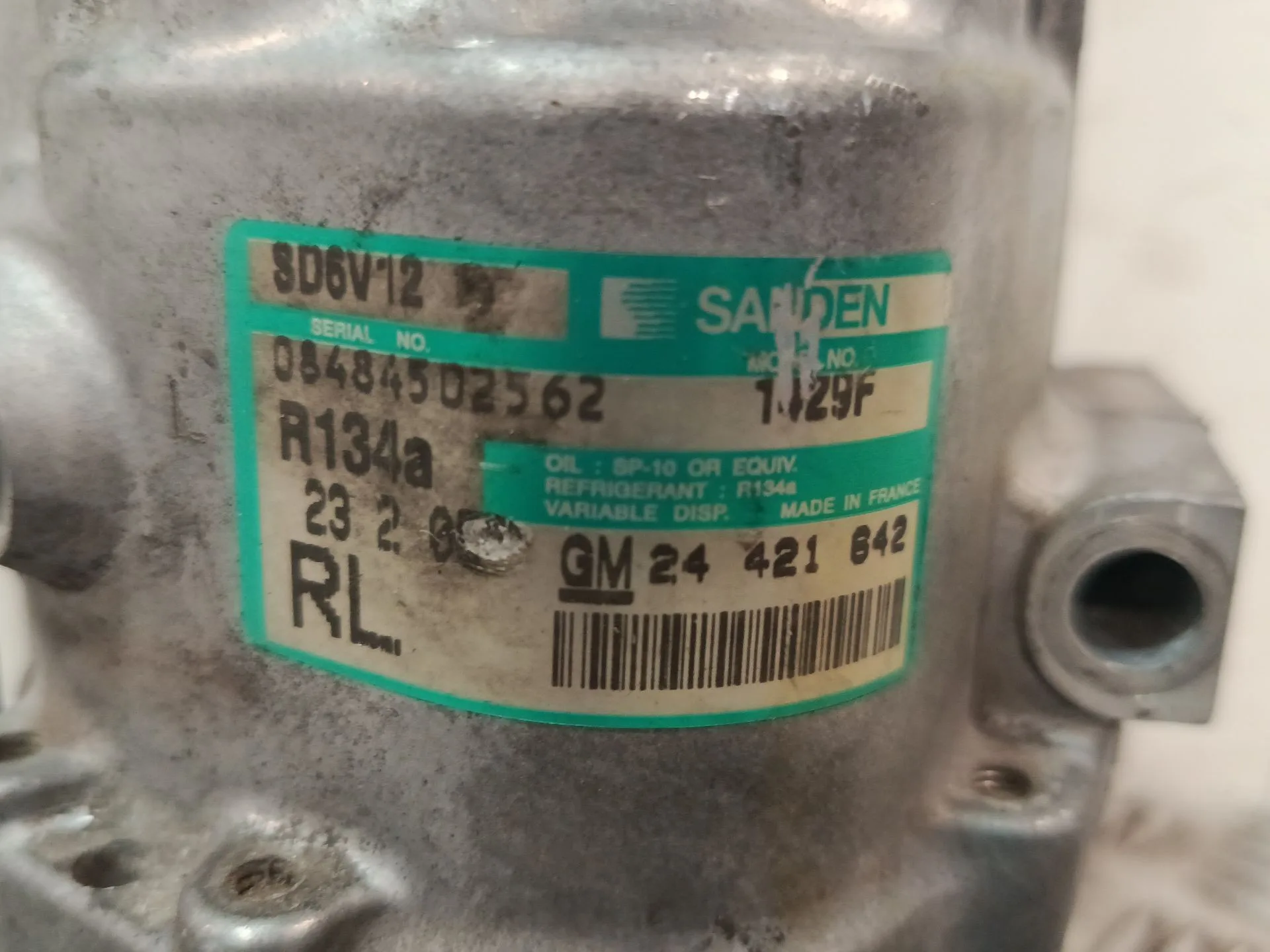 Compresor Aire Acondicionado para Opel Corsa C (X01)