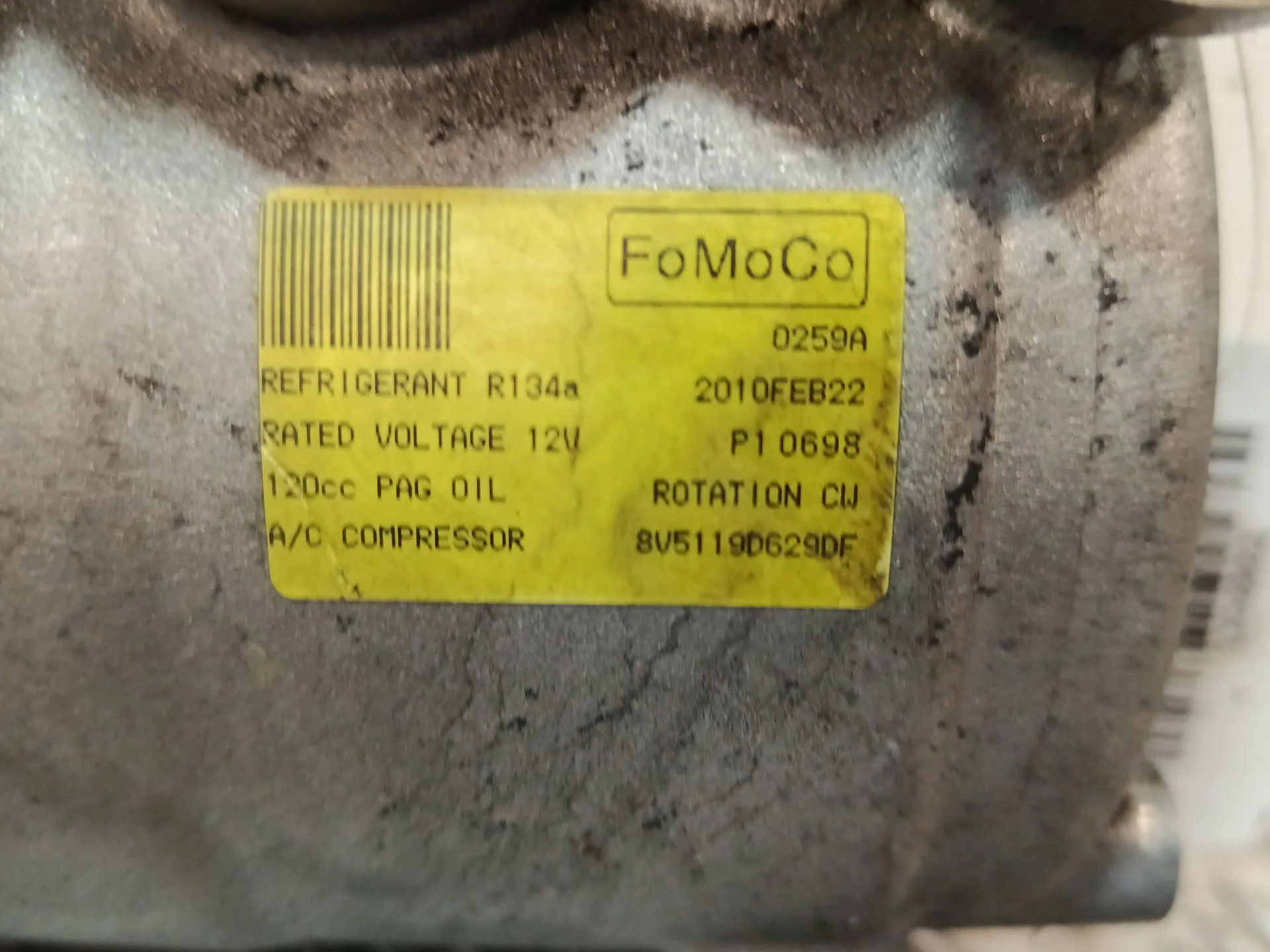 Compresor Aire Acondicionado para Ford Fiesta Vi (Cb1, Ccn)