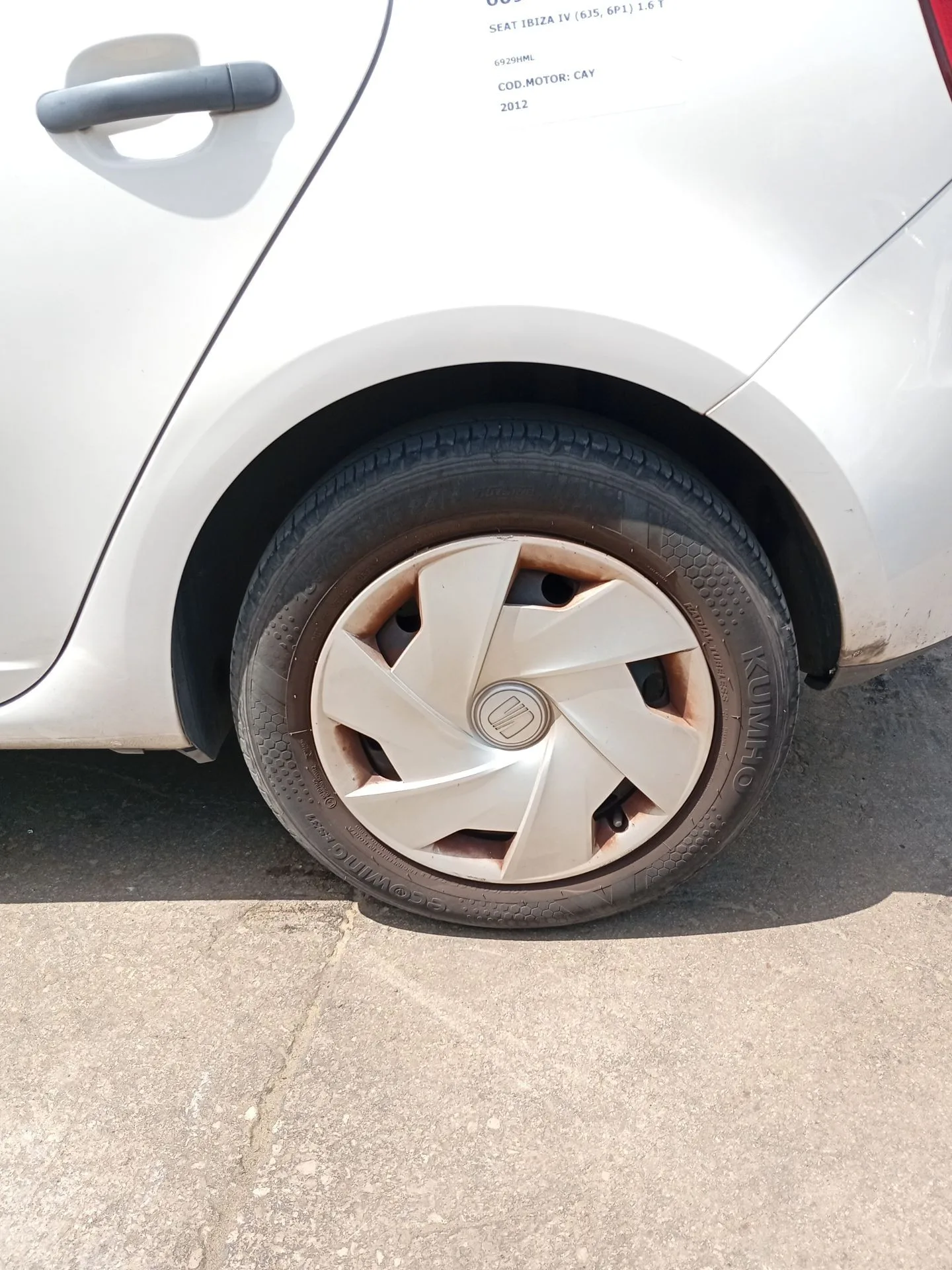 Paso De Rueda Trasero Izquierdo para Seat Ibiza Iv (6J5, 6P1)