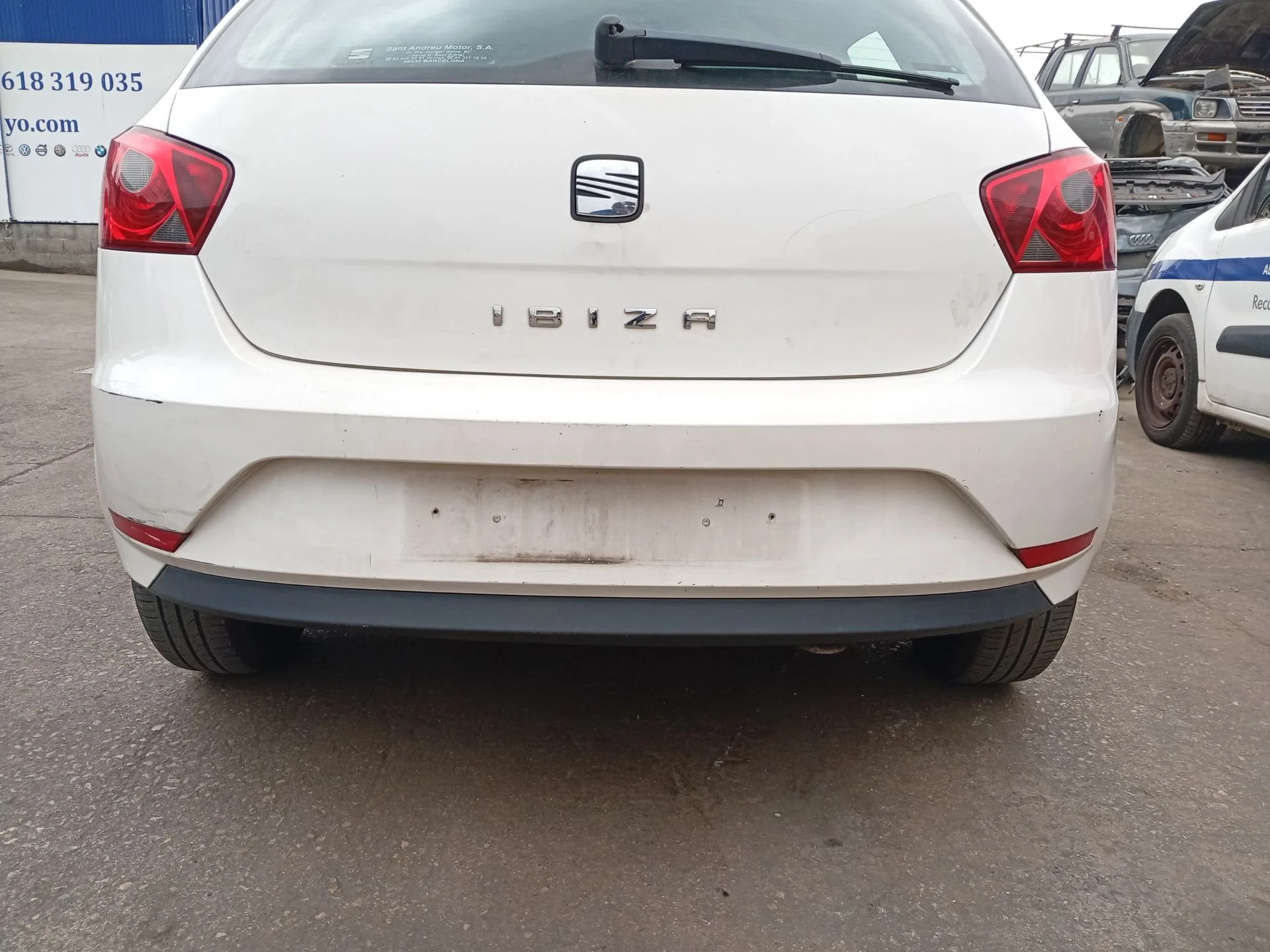 Refuerzo Paragolpes Trasero para Seat Ibiza Iv (6J5, 6P1)