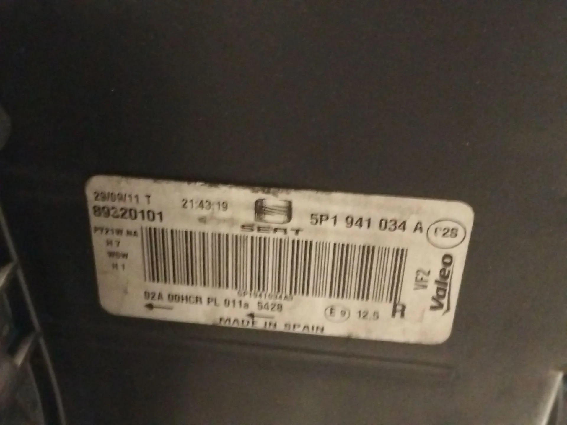 Faro Derecho para Seat Altea Xl (5P5, 5P8)