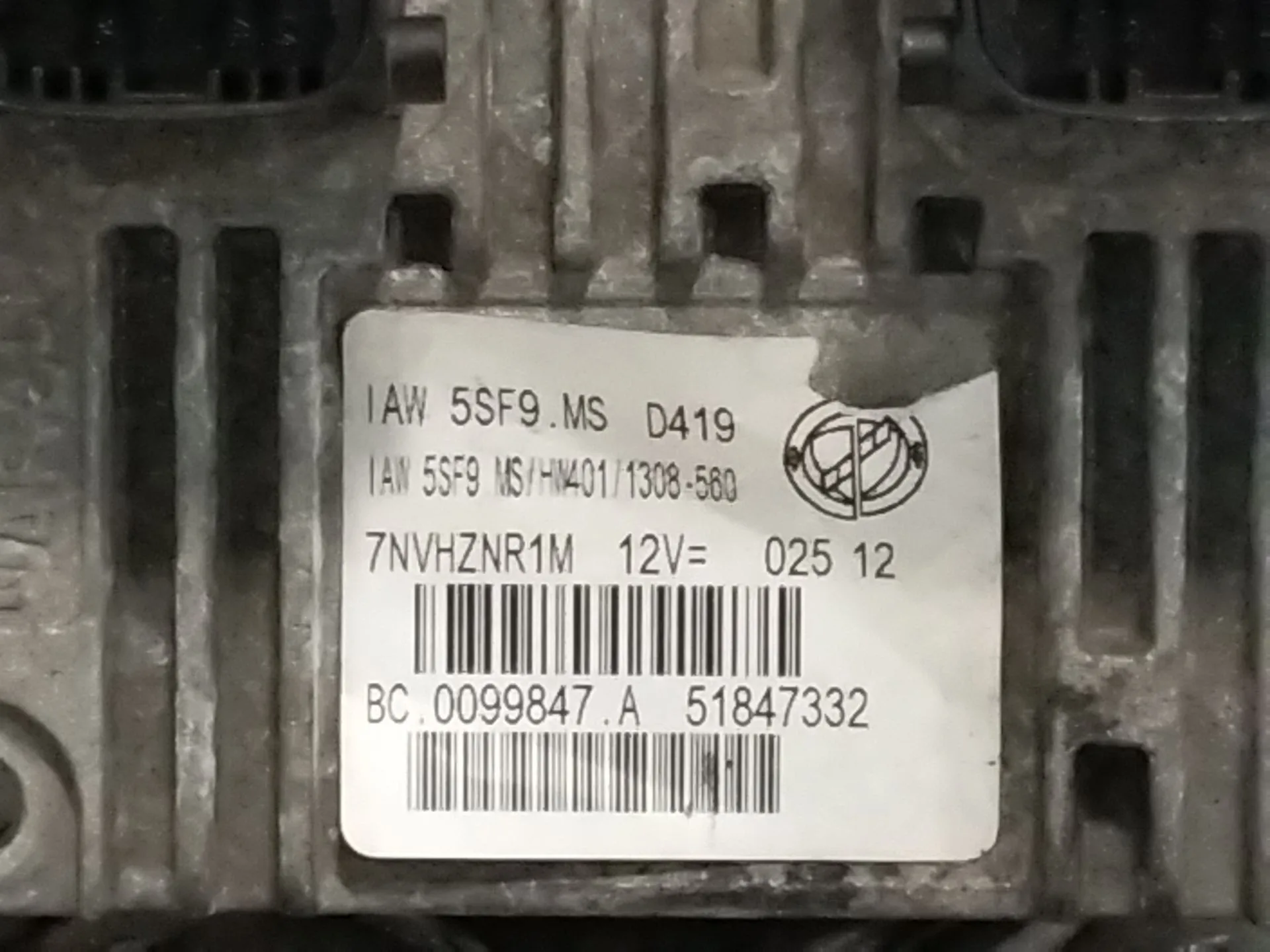 Centralita Motor Uce para Fiat 500 (312_)