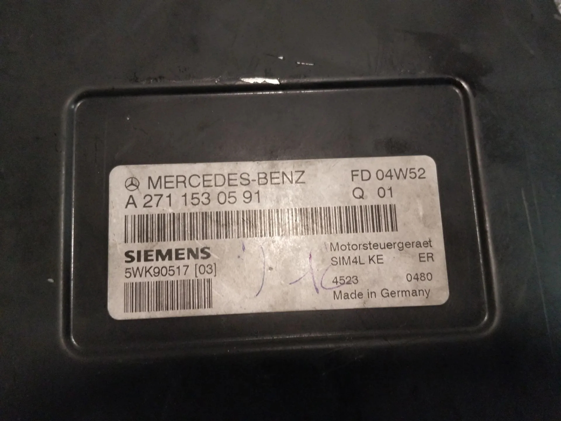 Centralita Motor Uce para Mercedes-Benz Clase C (W203)
