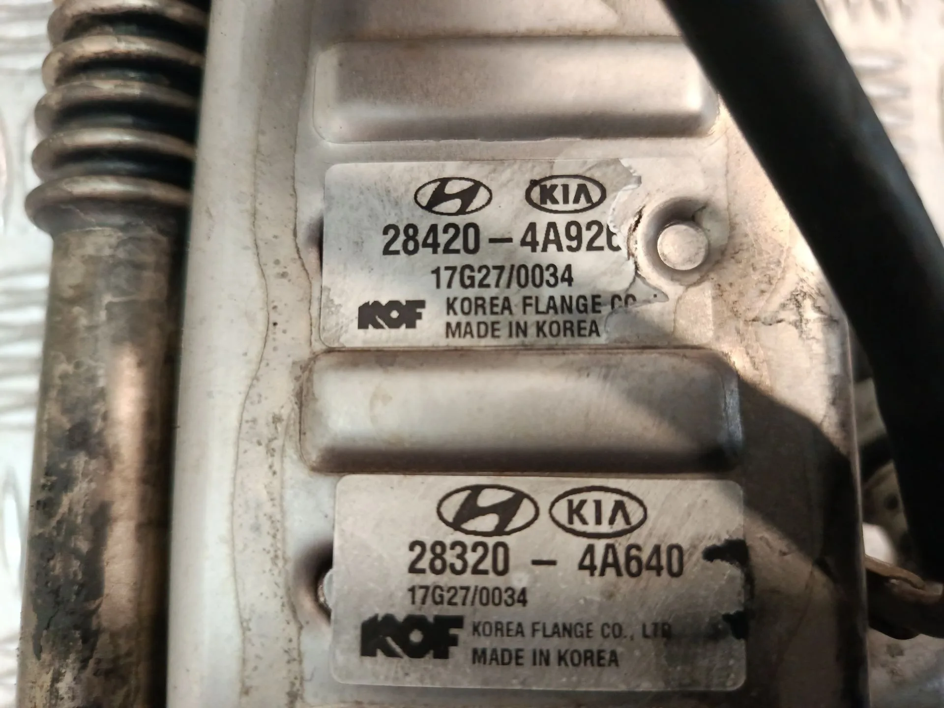 Enfriador Egr para Hyundai H350 Furgoneta