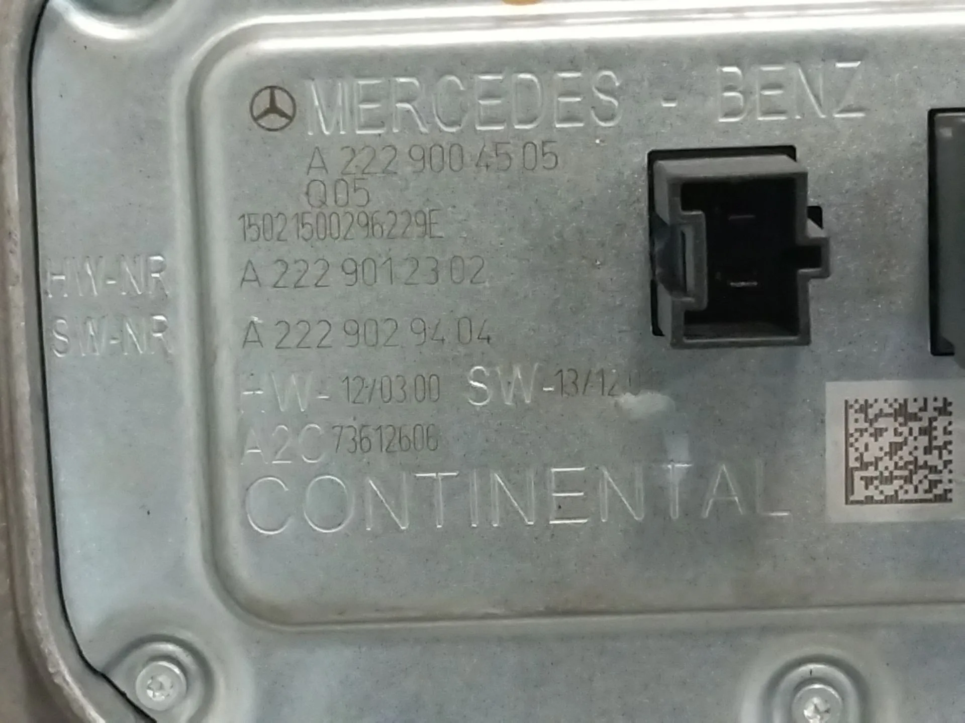Centralita Faros Xenon para Mercedes-Benz Clase C (W204)
