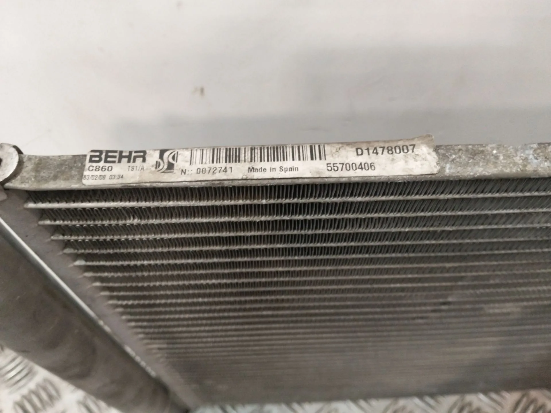 Condensador / Radiador Aire Acondicionado para Fiat Fiorino Monospace (225_)