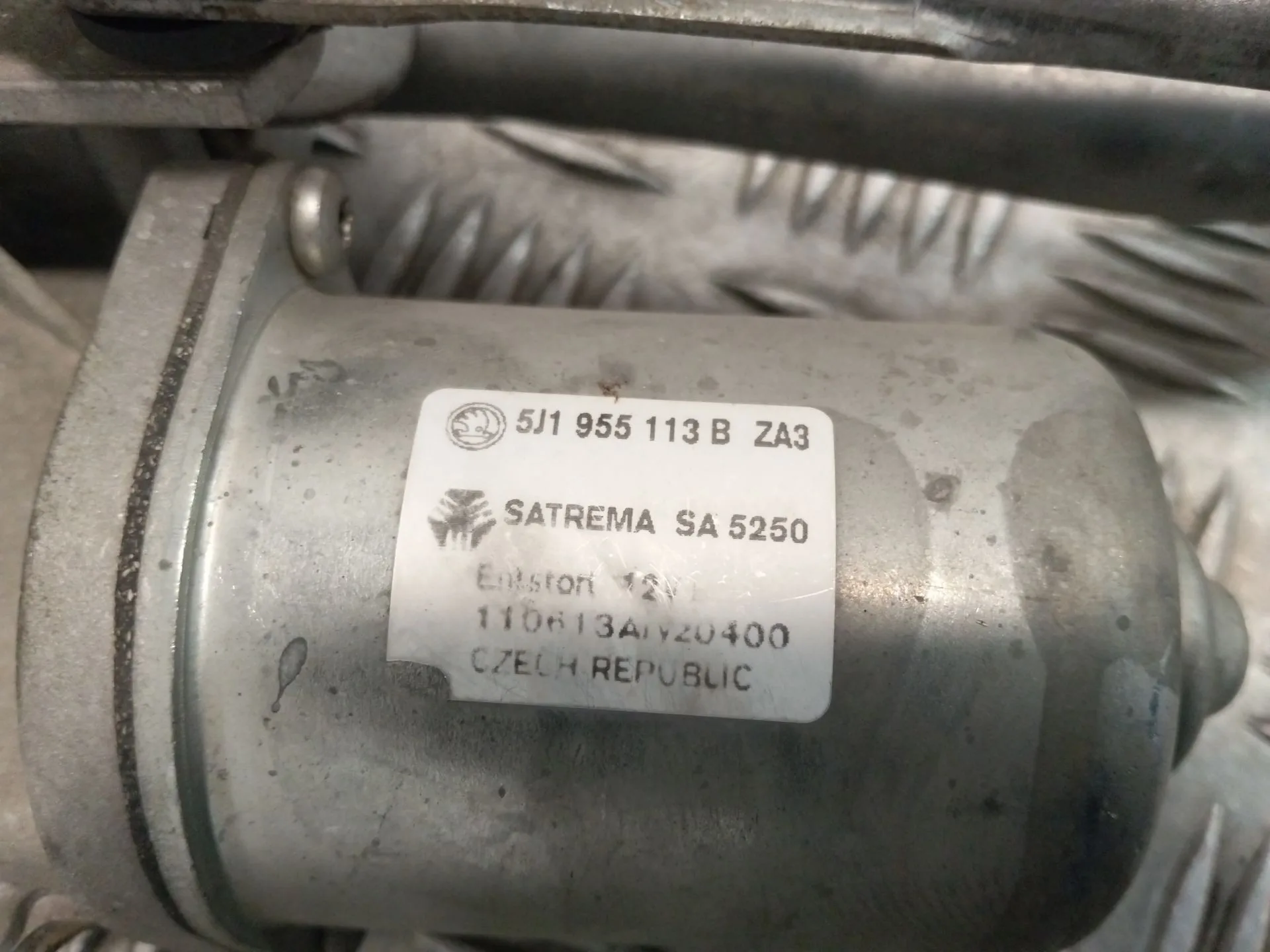 Motor Limpia Delantero para Skoda Fabia (5J2 )