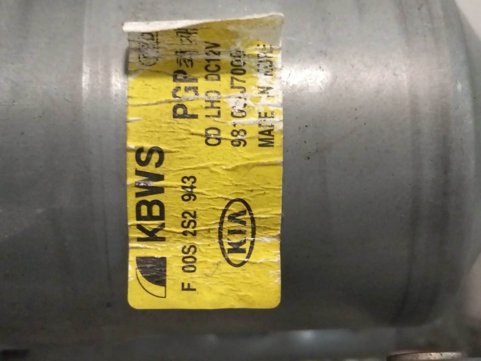 Motor Limpia Delantero para Kia Xceed (Cd)