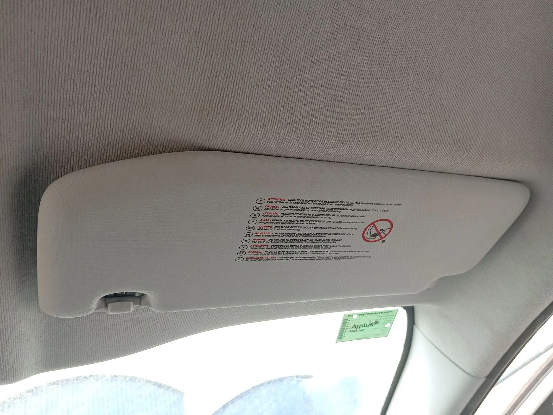 Parasol Derecho para Peugeot 208 I (Ca_, Cc_)
