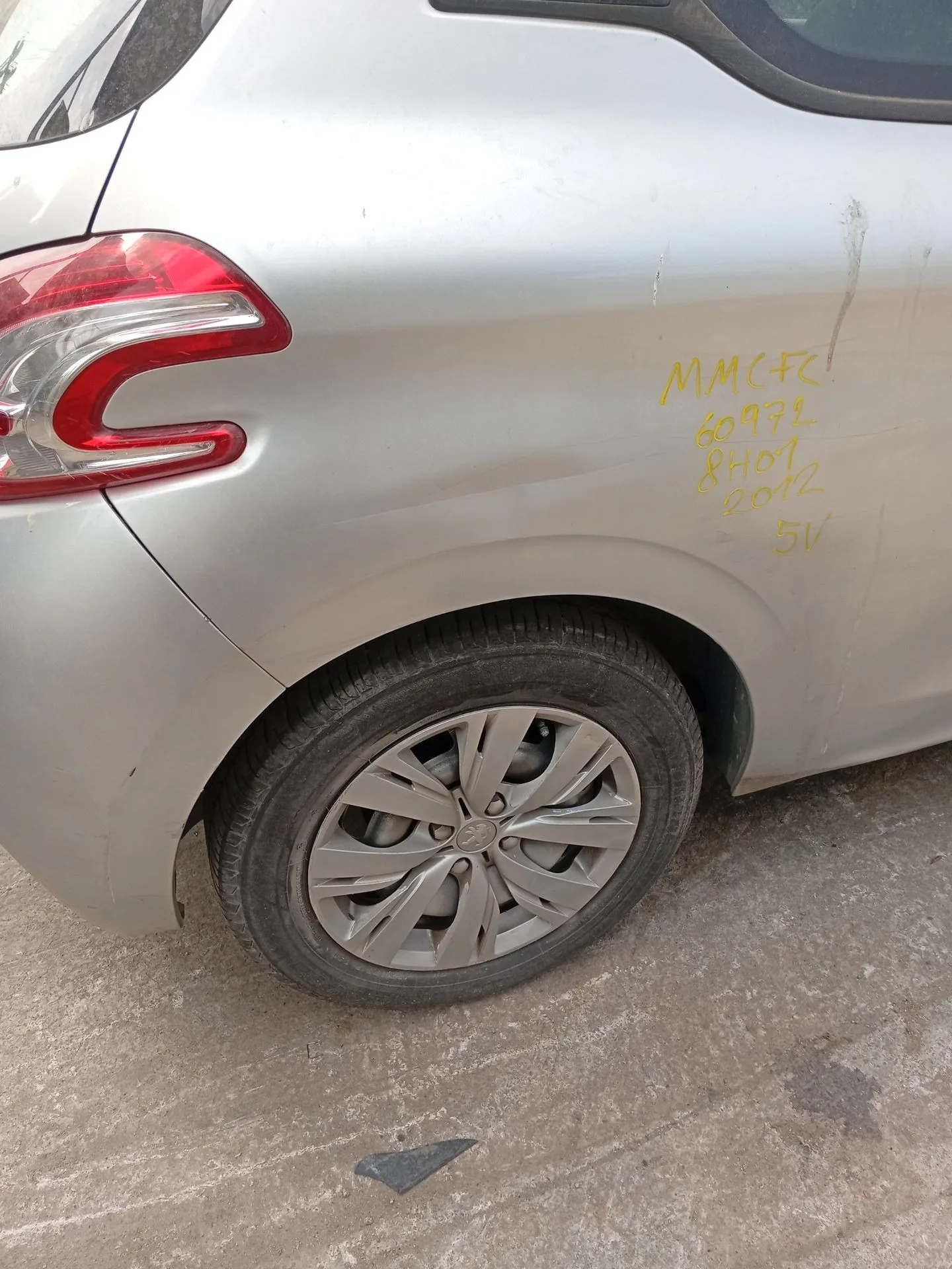 Pinza Freno Trasera Derecha para Peugeot 208 I (Ca_, Cc_)