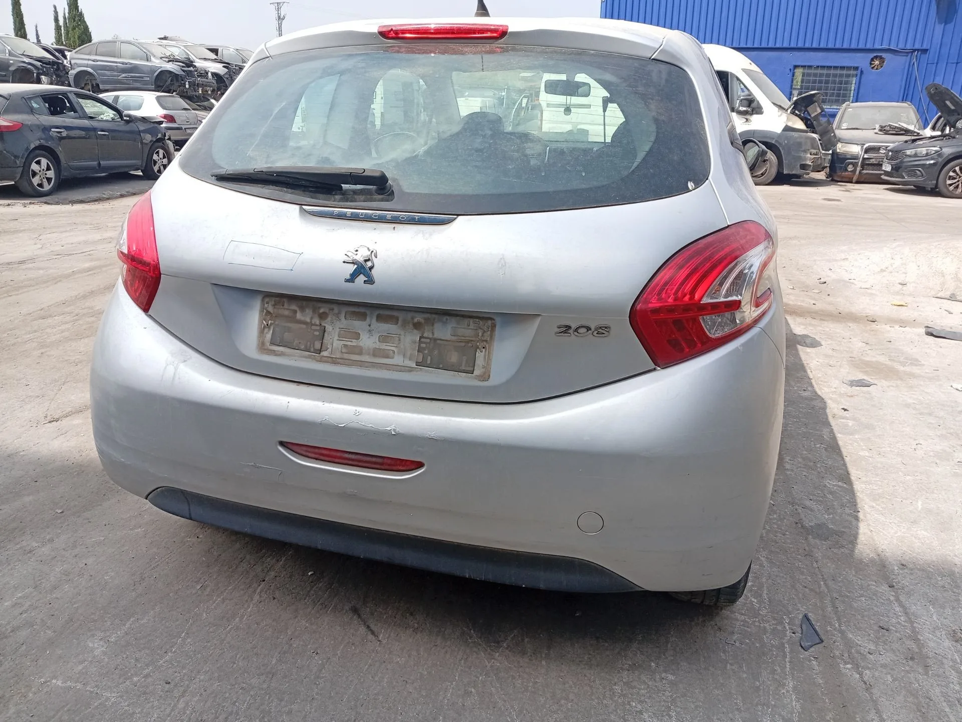 Refuerzo Paragolpes Trasero para Peugeot 208 I (Ca_, Cc_)