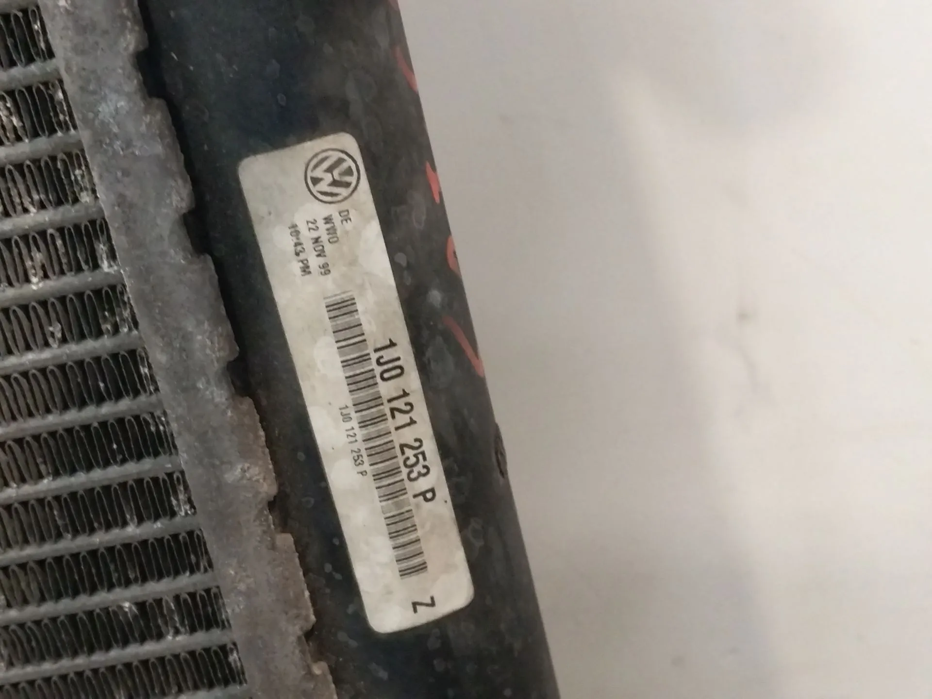 Radiador Agua para Seat Leon (1M1)