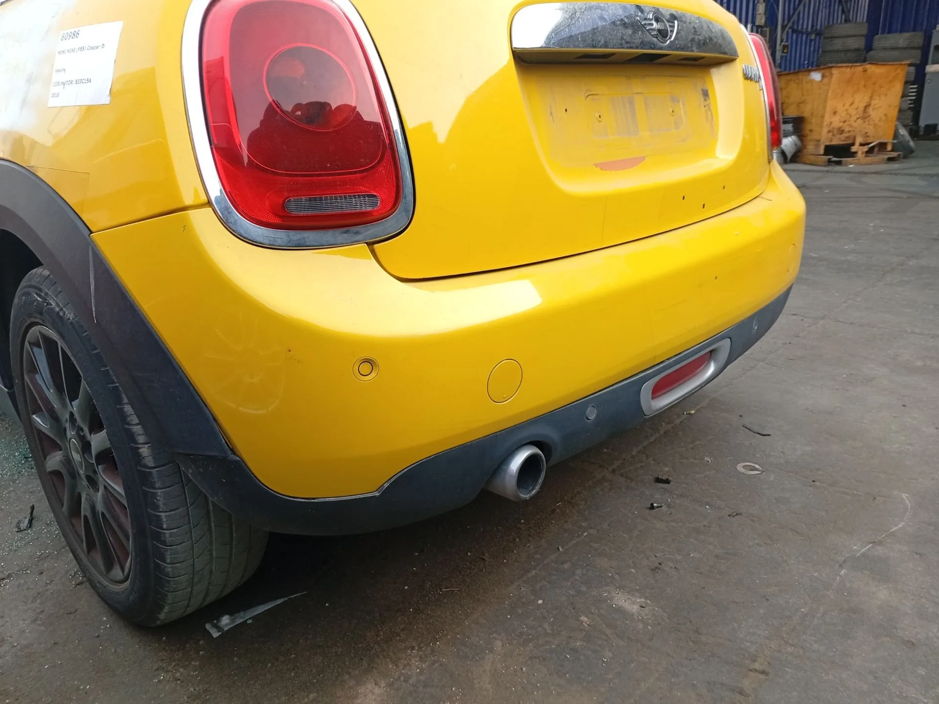 Paragolpes Trasero para Mini Mini (F55)