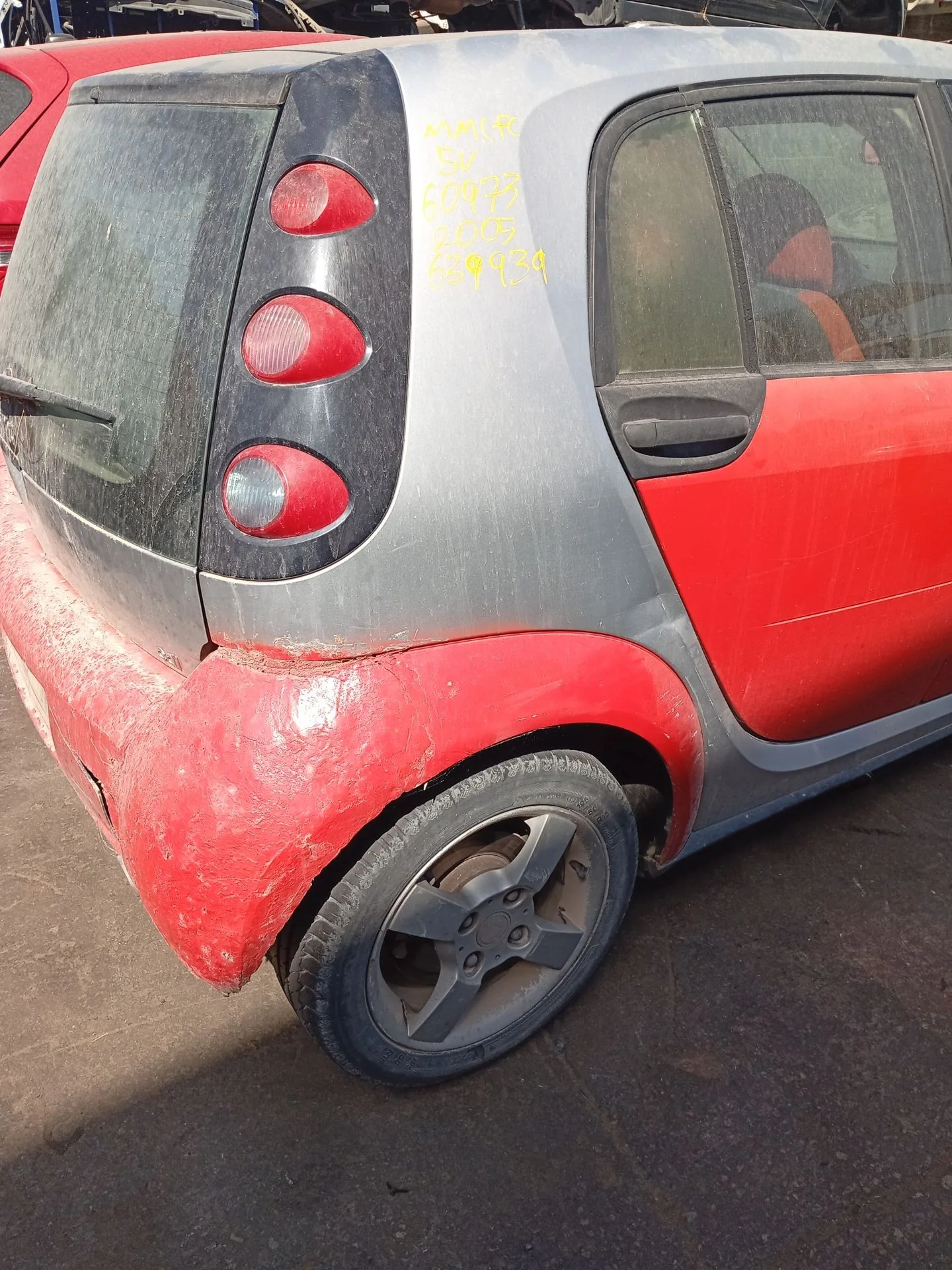 Amortiguador Trasero Derecho para Smart Forfour (454)