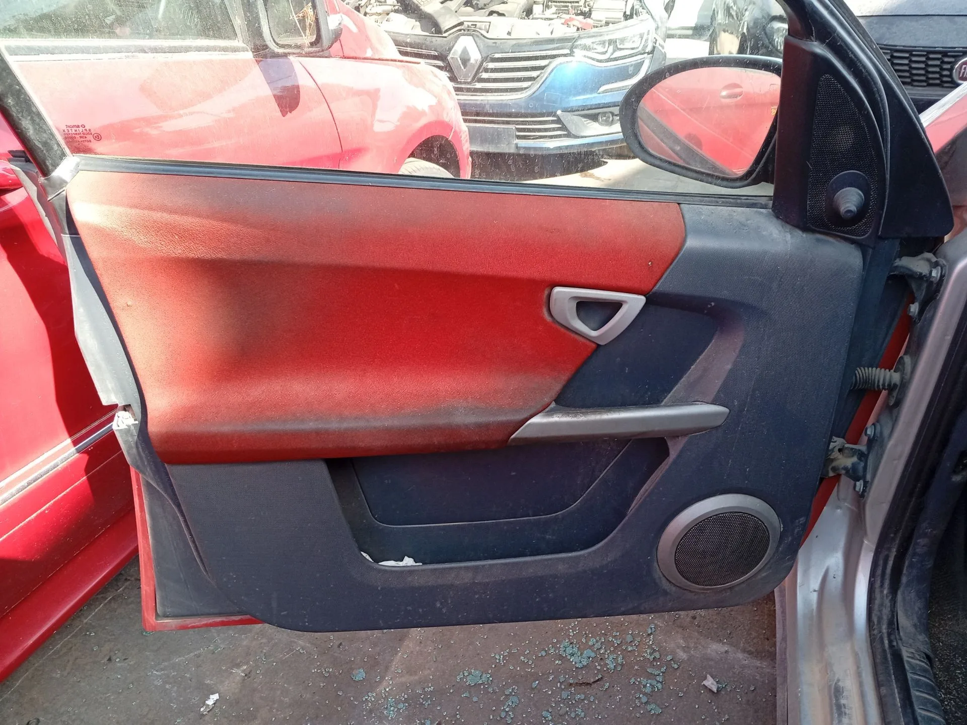 Guarnecido Puerta Delantera Izquierda para Smart Forfour (454)
