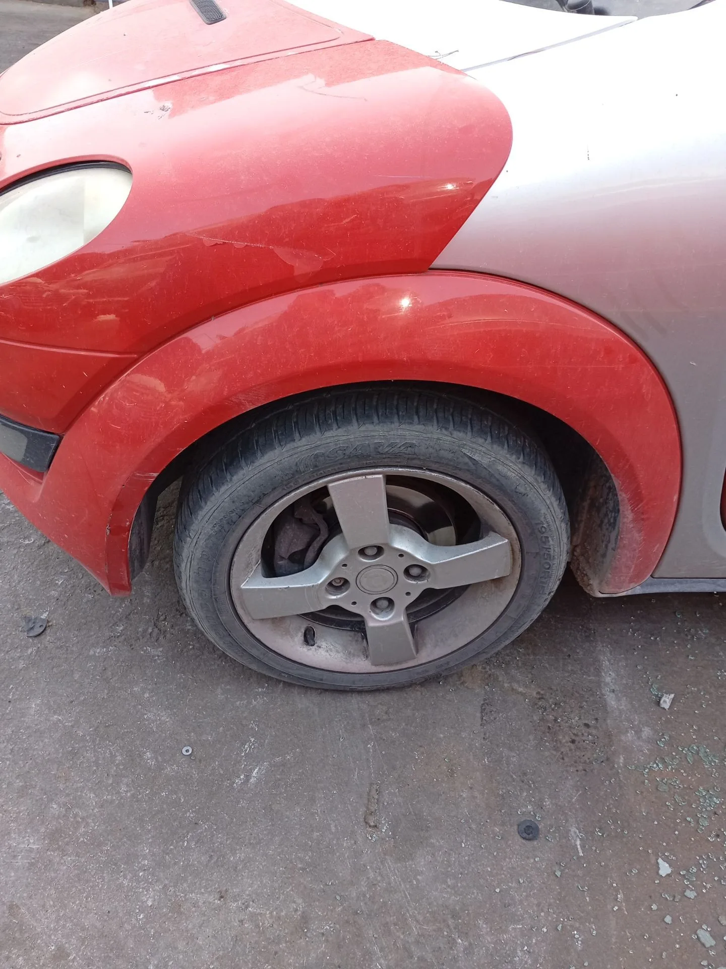 Paso De Rueda Delantero Izquierdo para Smart Forfour (454)
