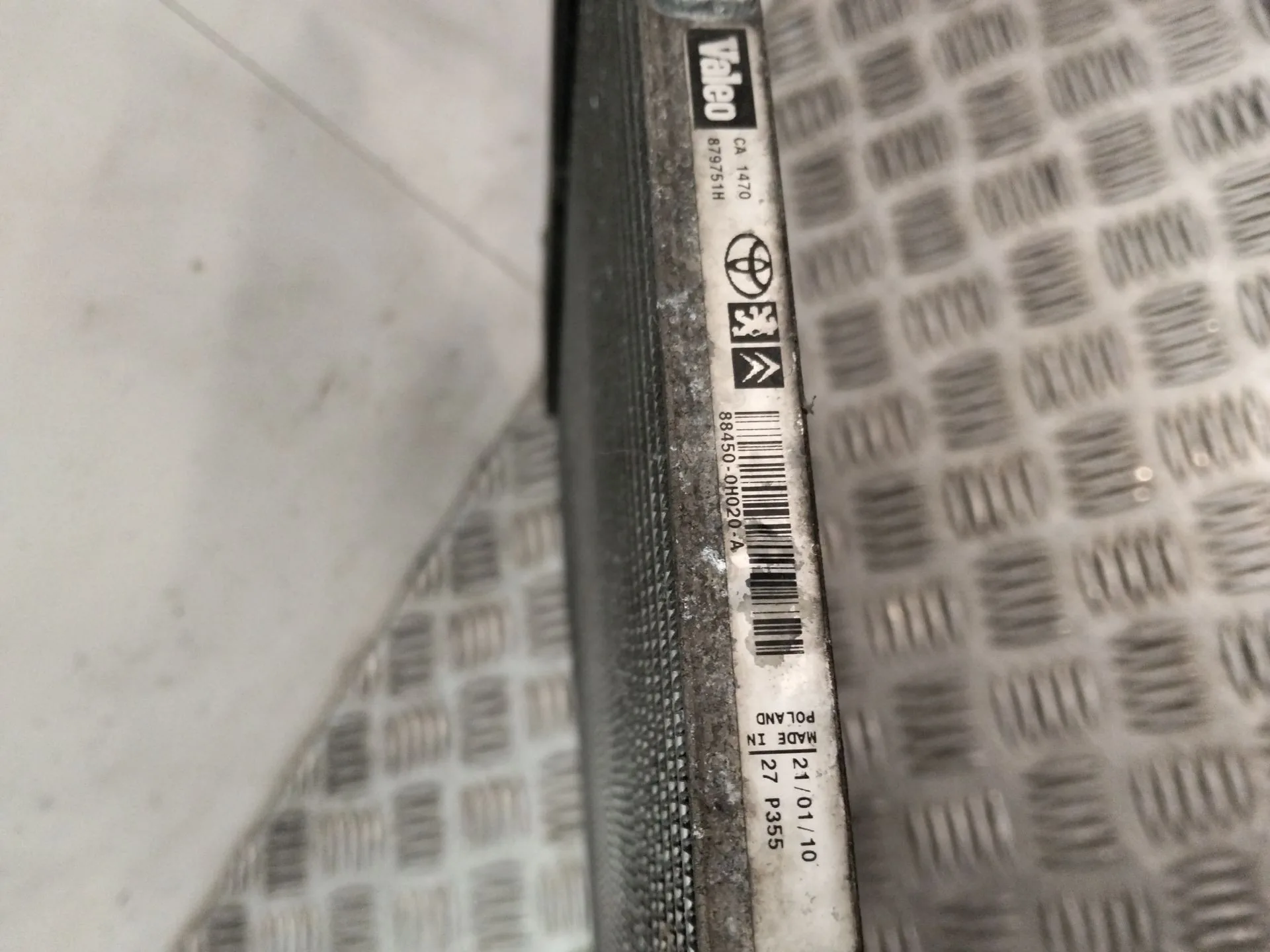Condensador / Radiador Aire Acondicionado para Toyota Aygo (_B1_)