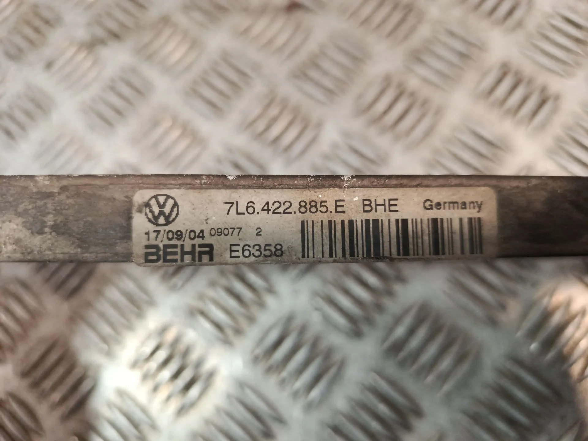 Radiador Aceite para Volkswagen Touareg (7La)