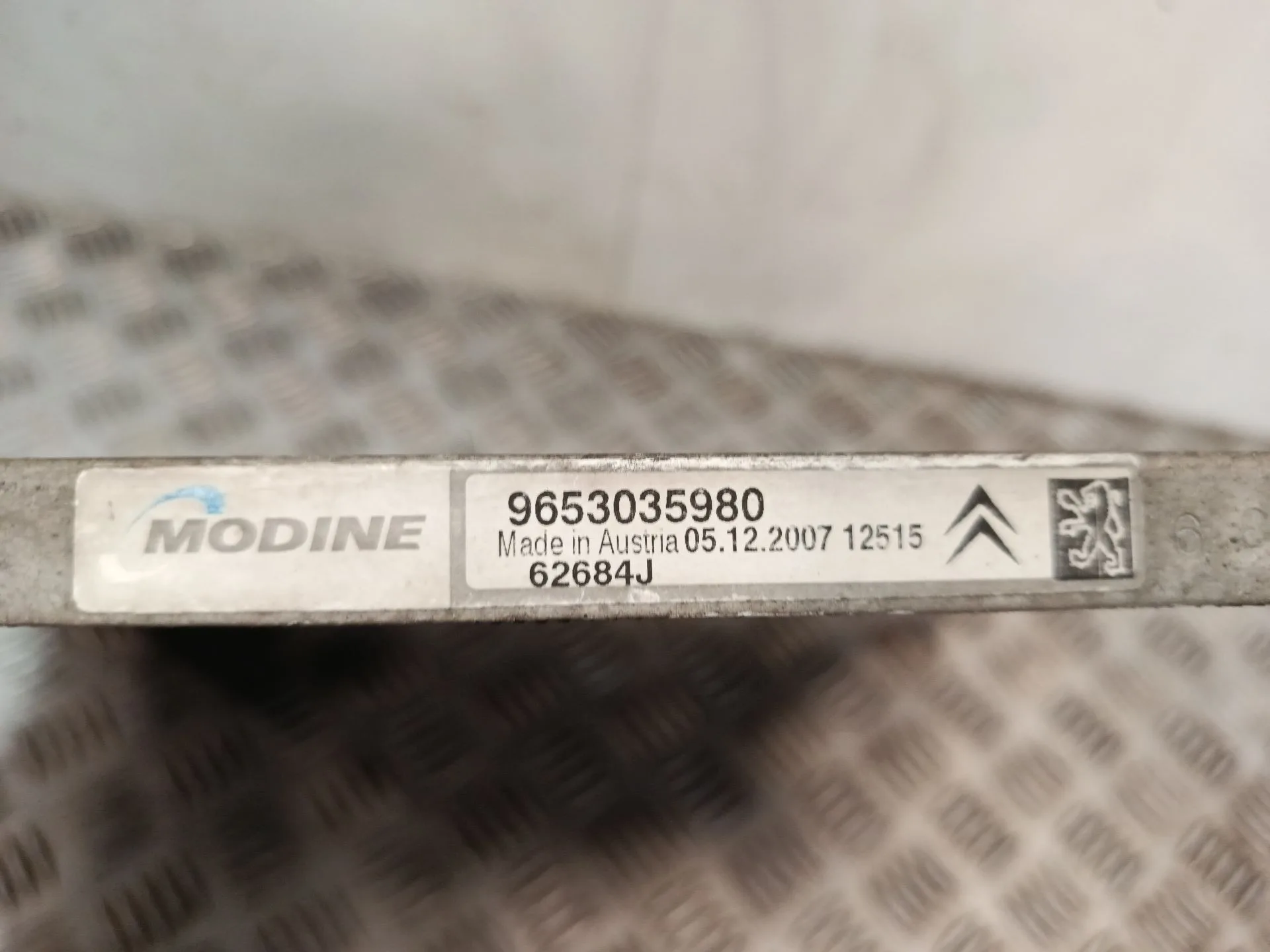 Condensador / Radiador Aire Acondicionado para Peugeot 207 Cc (Wd_)