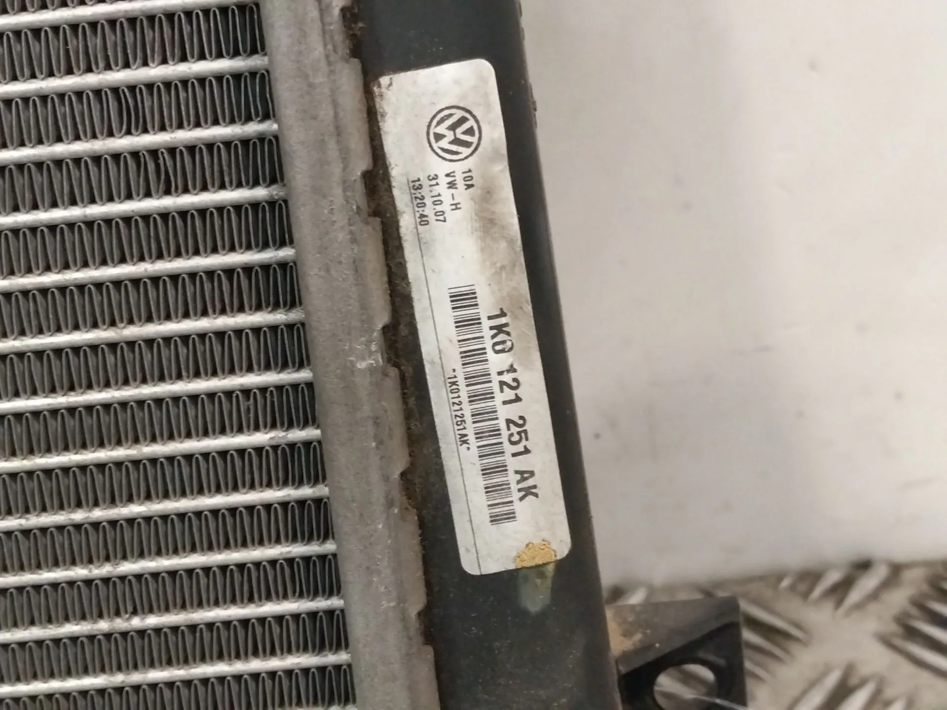 Radiador Agua para Volkswagen Eos (1F7)