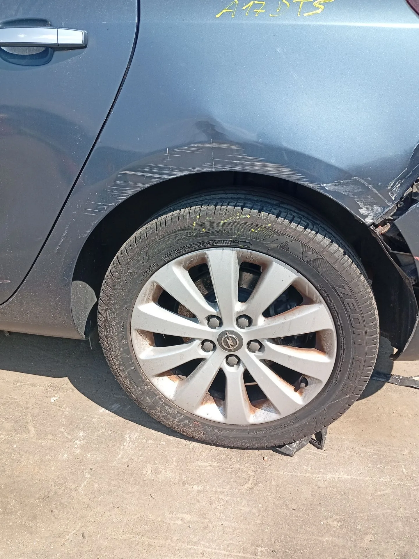 Mangueta Trasera Izquierda para Opel Astra J (P10)