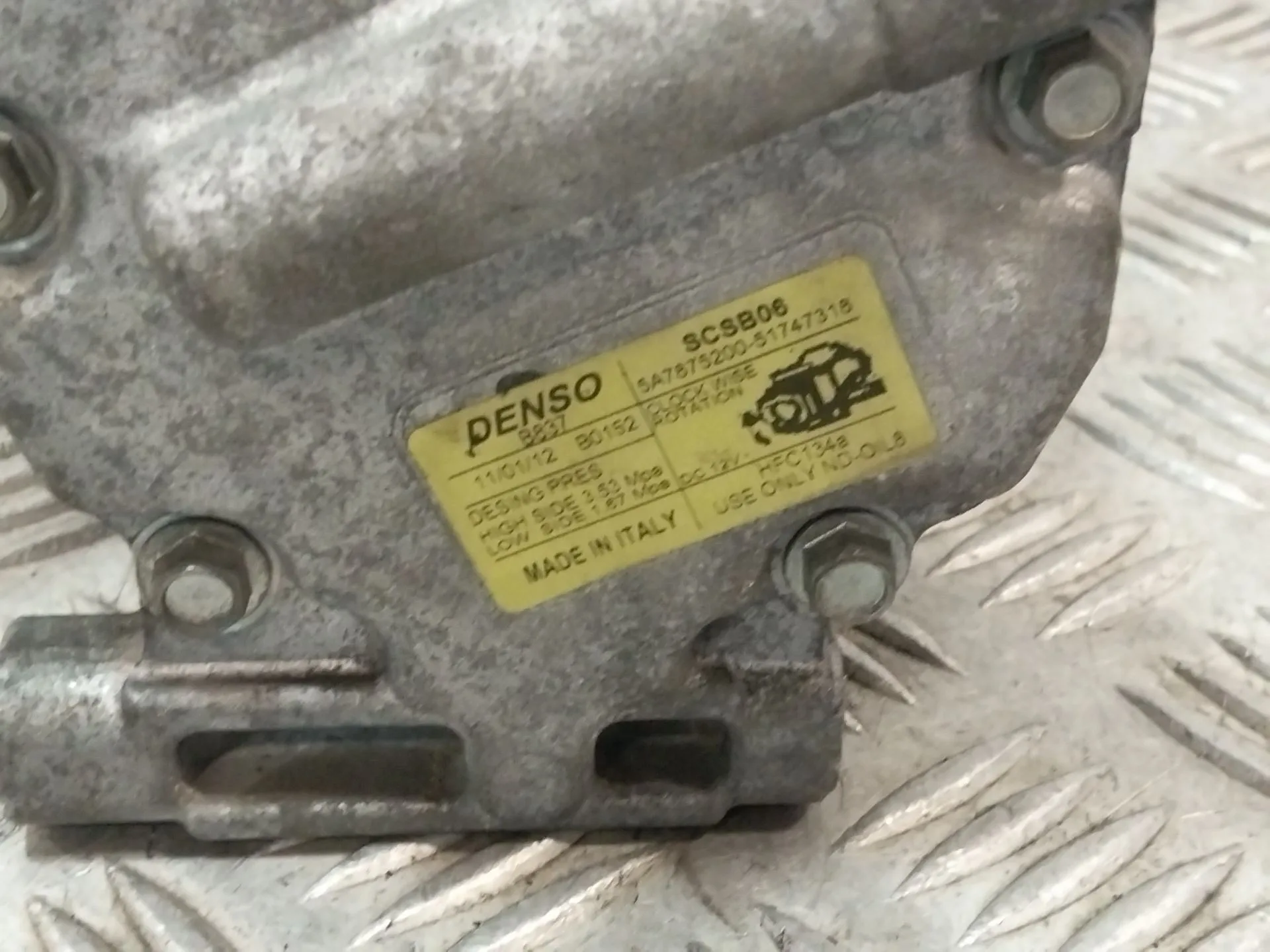 Compresor Aire Acondicionado para Fiat 500 (312_)