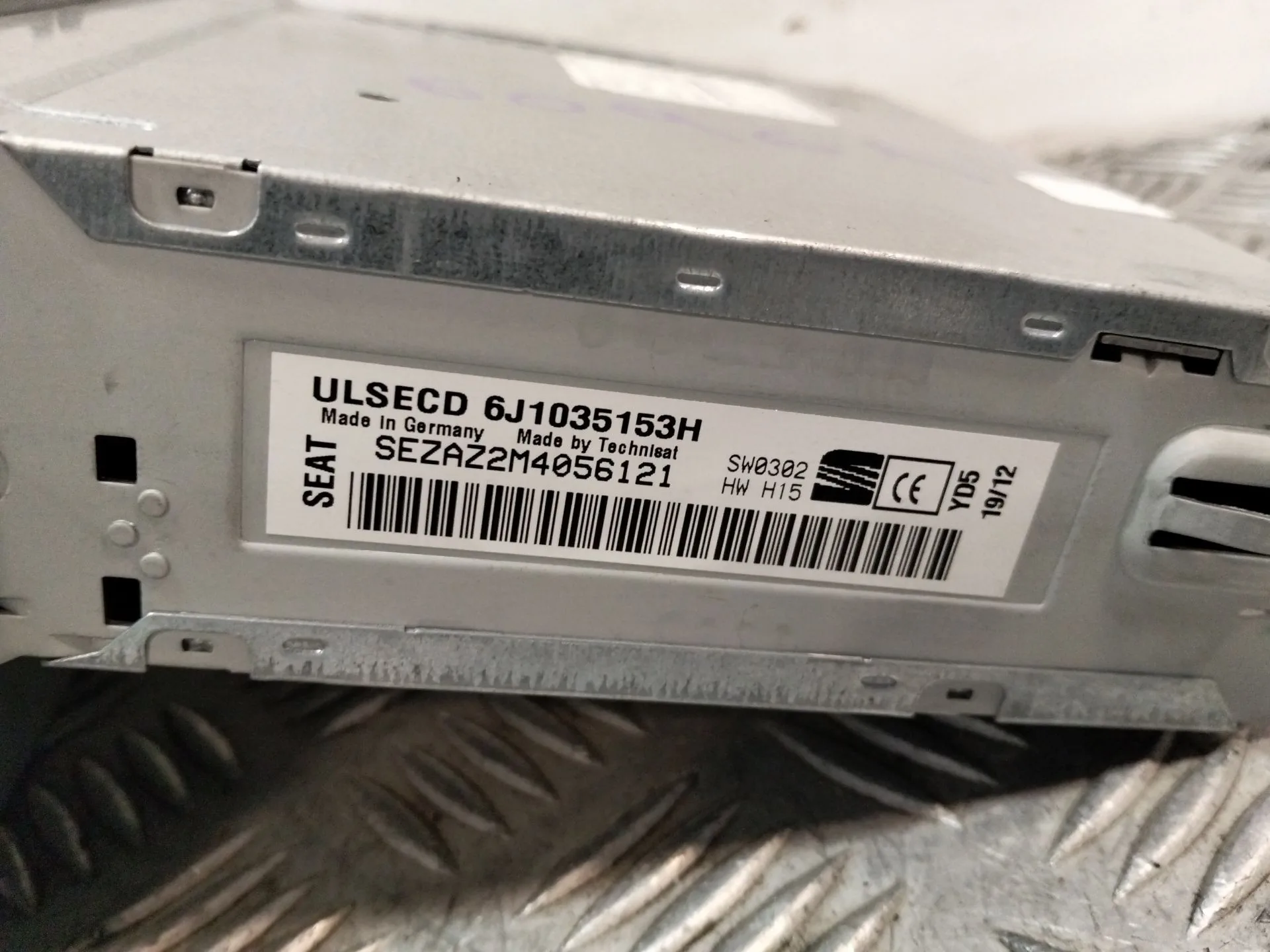 Sistema Audio / Radio Cd para Seat Ibiza Iv (6J5, 6P1)
