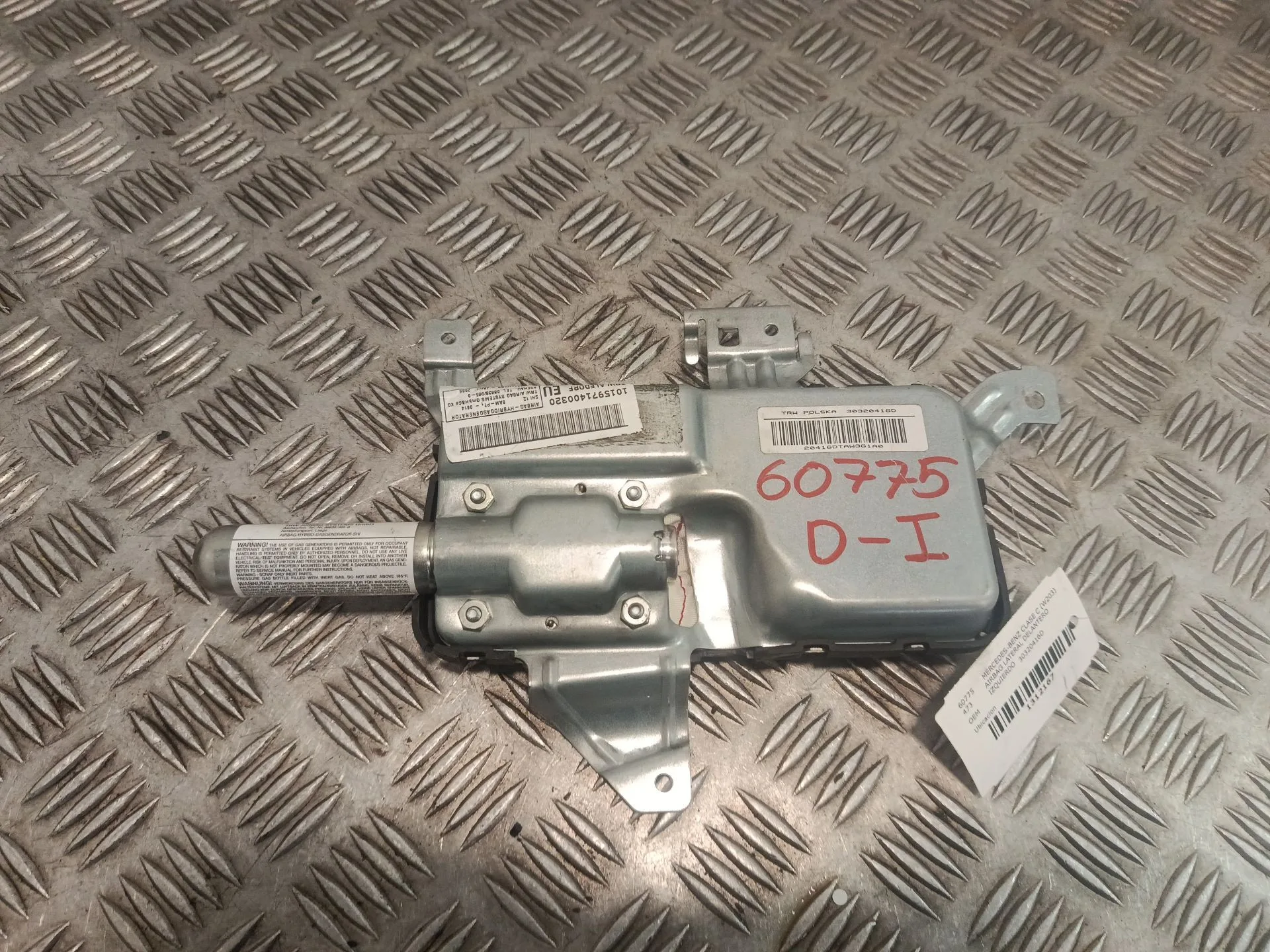 Airbag Lateral Delantero Izquierdo para Mercedes-Benz Clase C (W203)