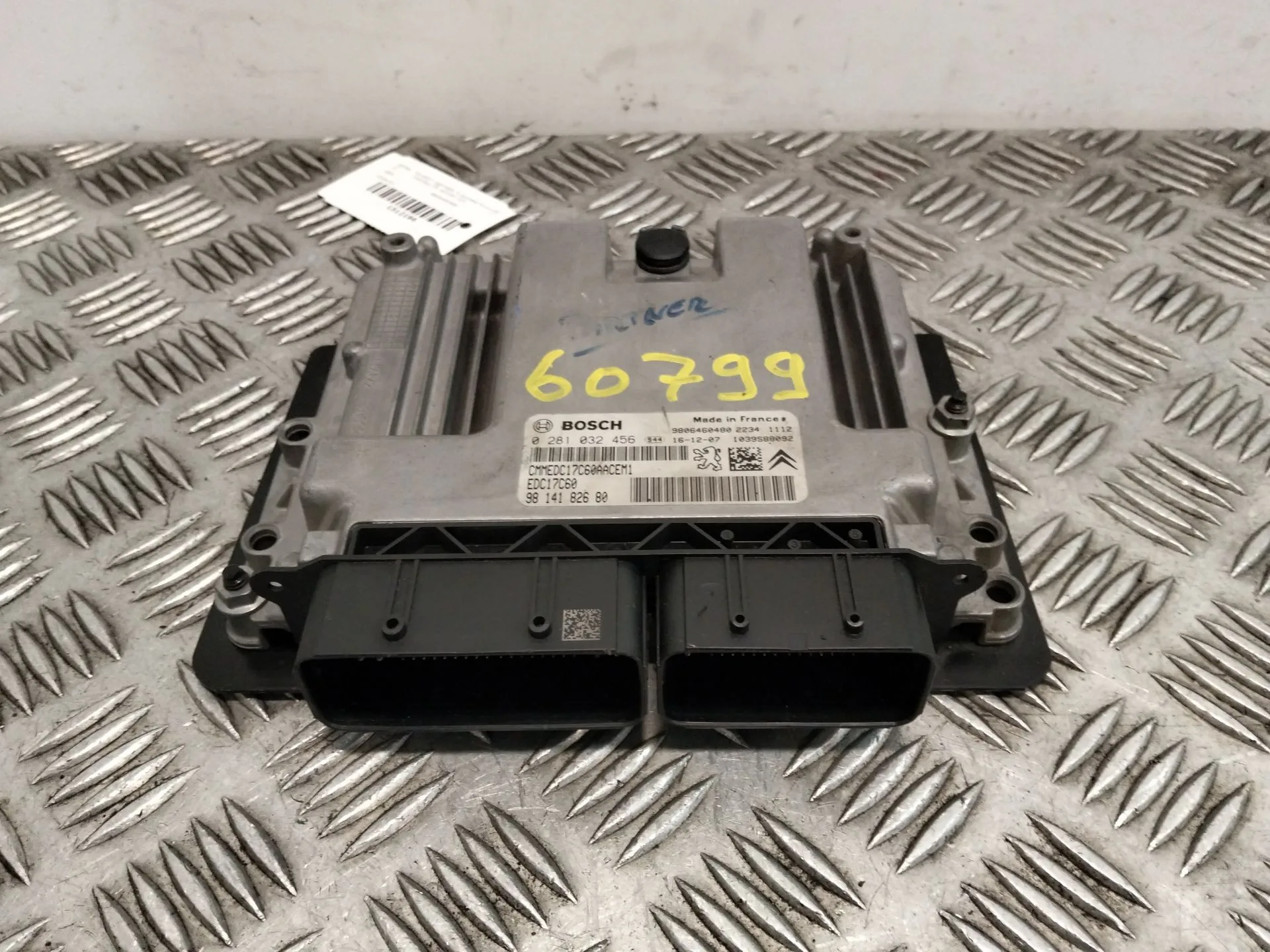Centralita Motor Uce para Peugeot Partner Furgoneta/Monovolumen