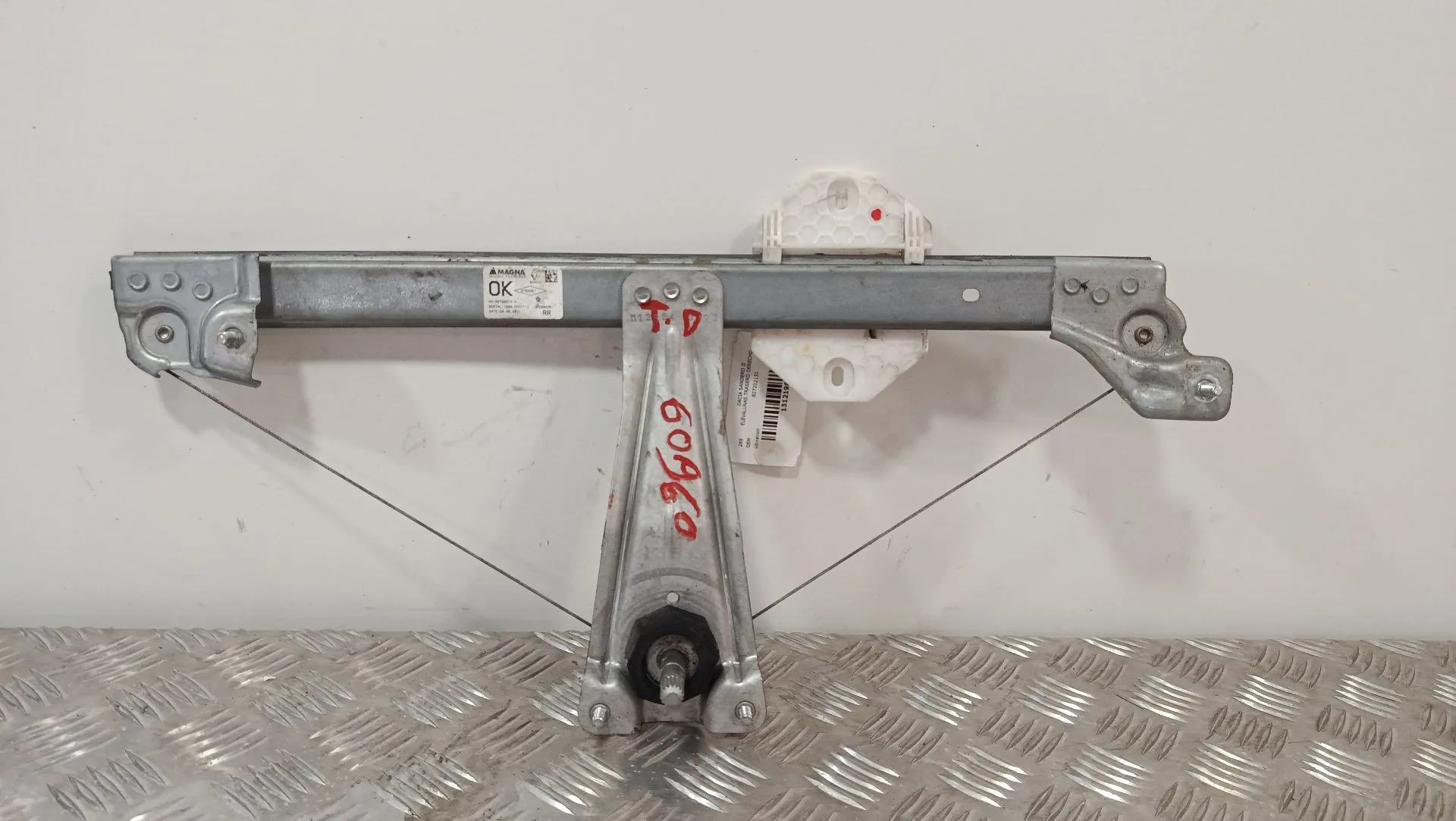 Elevalunas Trasero Derecho para Dacia Sandero Ii