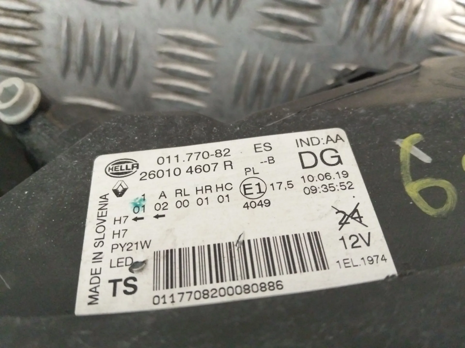 Faro Derecho para Renault Kadjar (Ha_, Hl_)