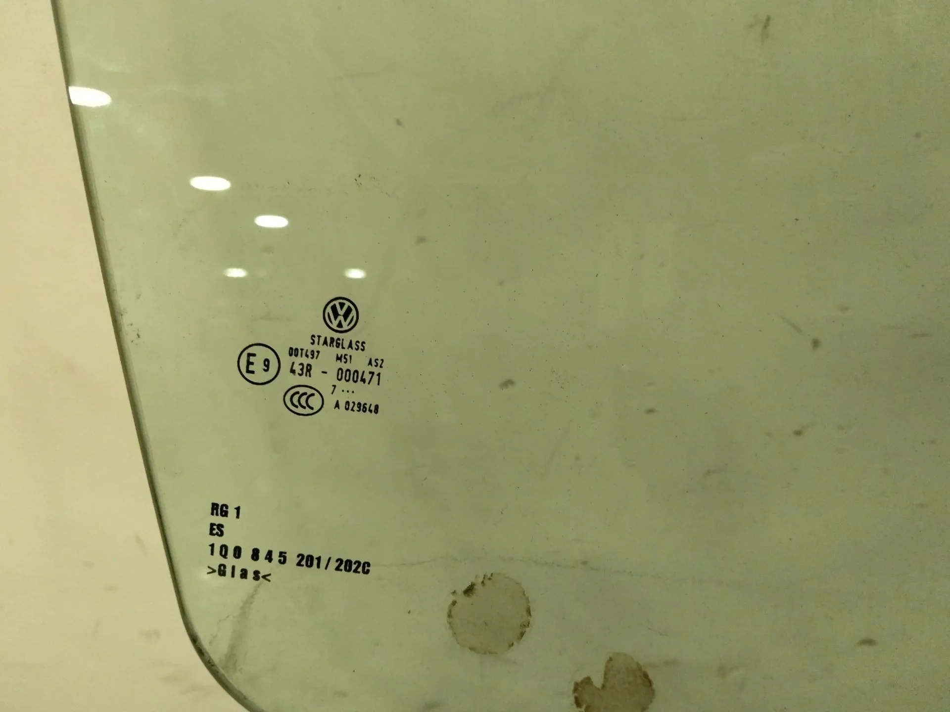 Luna Delantera Derecha para Volkswagen Eos (1F7)